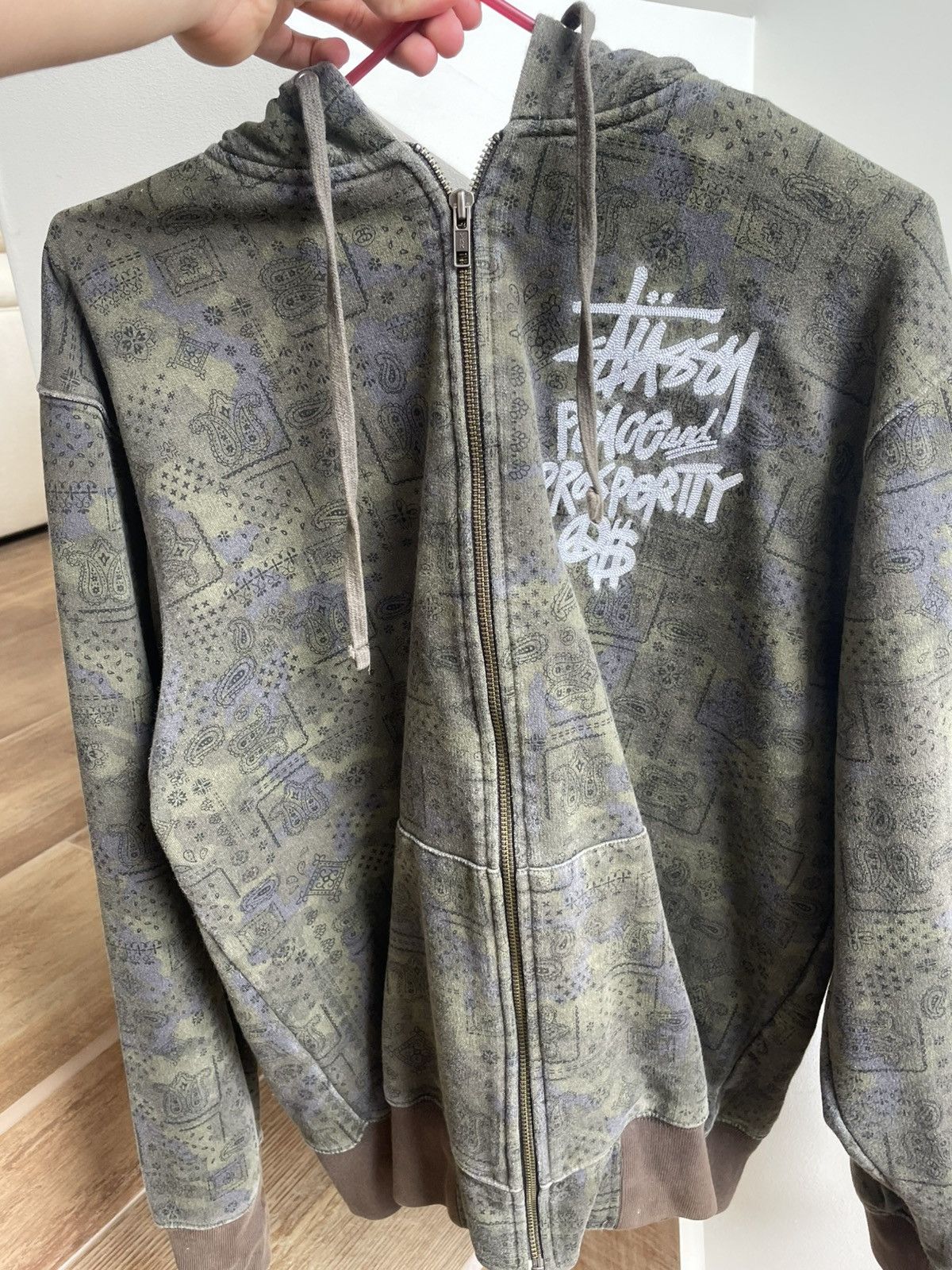 Stussy STUSSY ZIPPED HOODIE Size US M / EU 48-50 / 2 - 1 Thumbnail