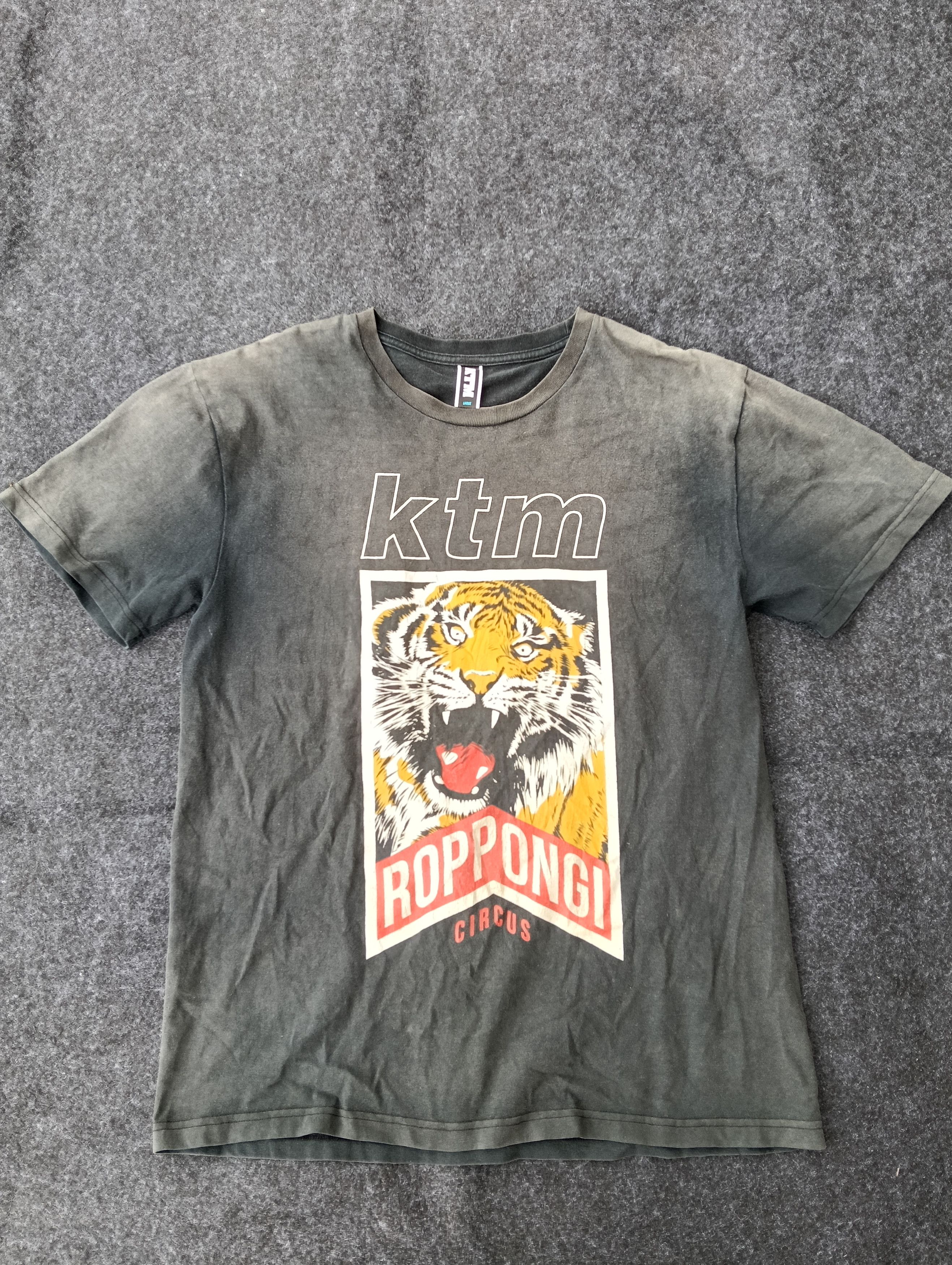 Japanese Brand TIGER ROPPONGI KTM FADED BLACK. Size US L / EU 52-54 / 3 - 3 Thumbnail