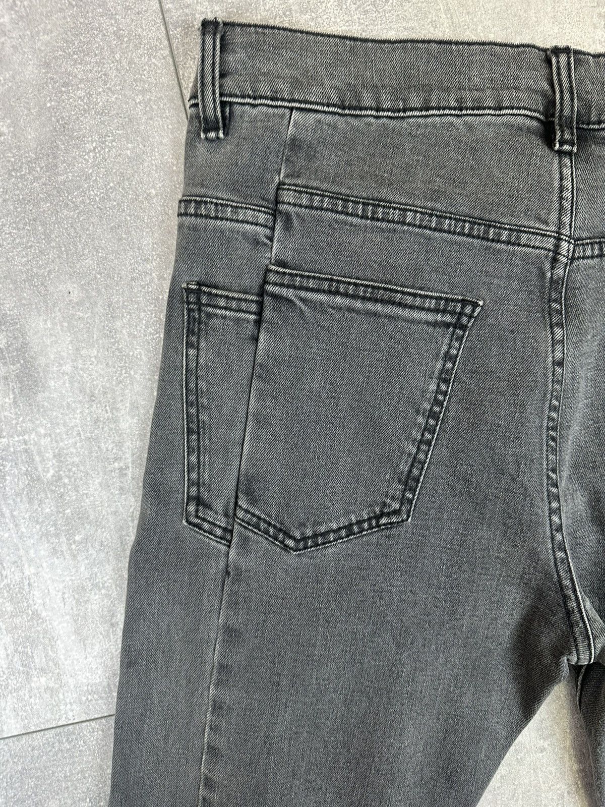 Alexander McQueen Alexander McQueen Vintage Luxury Grey Jeans Size US 29 - 3 Thumbnail