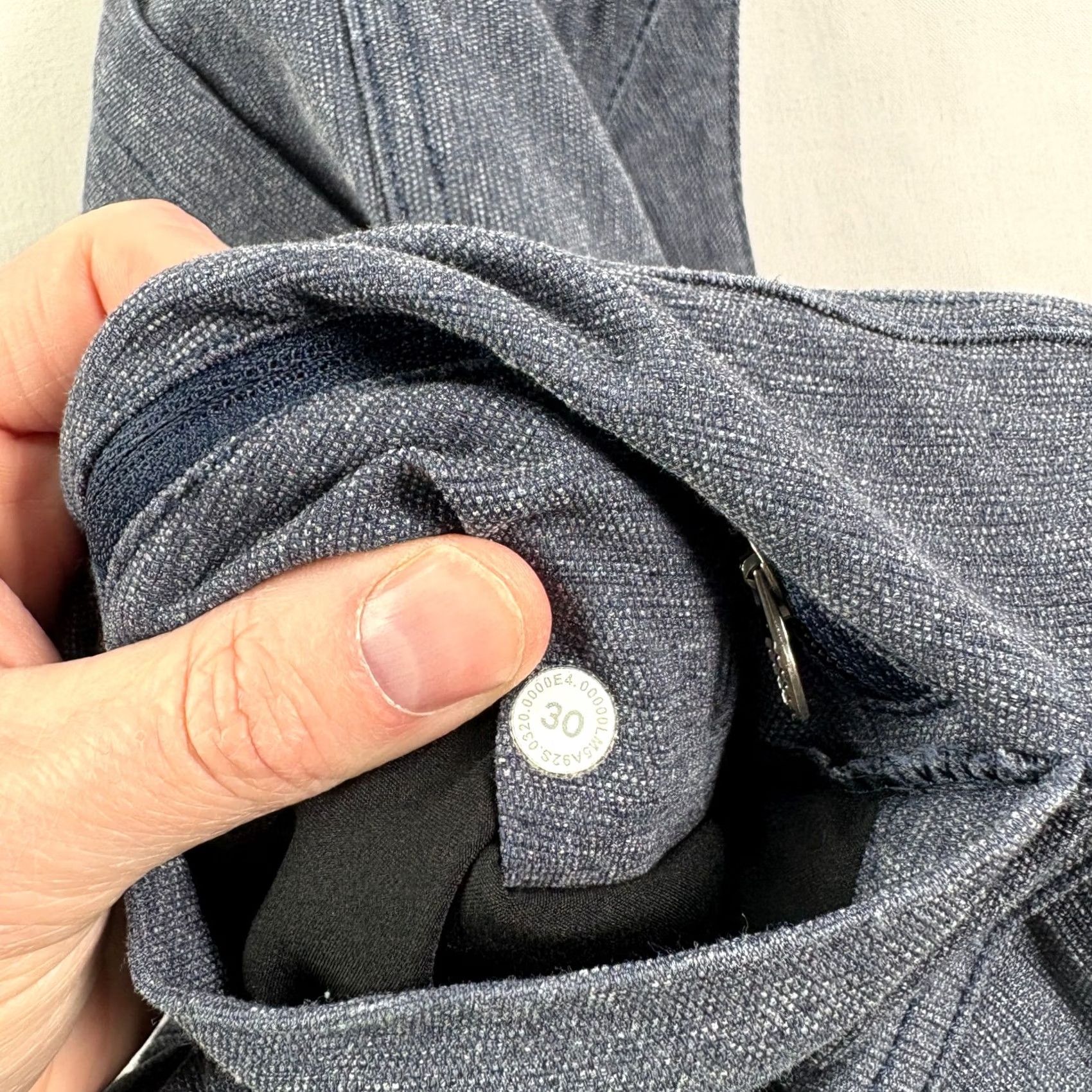 Lululemon Lululemon ABC Pants Mens 30x31 Blue Chino Slim Fit Tech Canvas Stretch Preppy Size US 30 / EU 46 - 4 Thumbnail