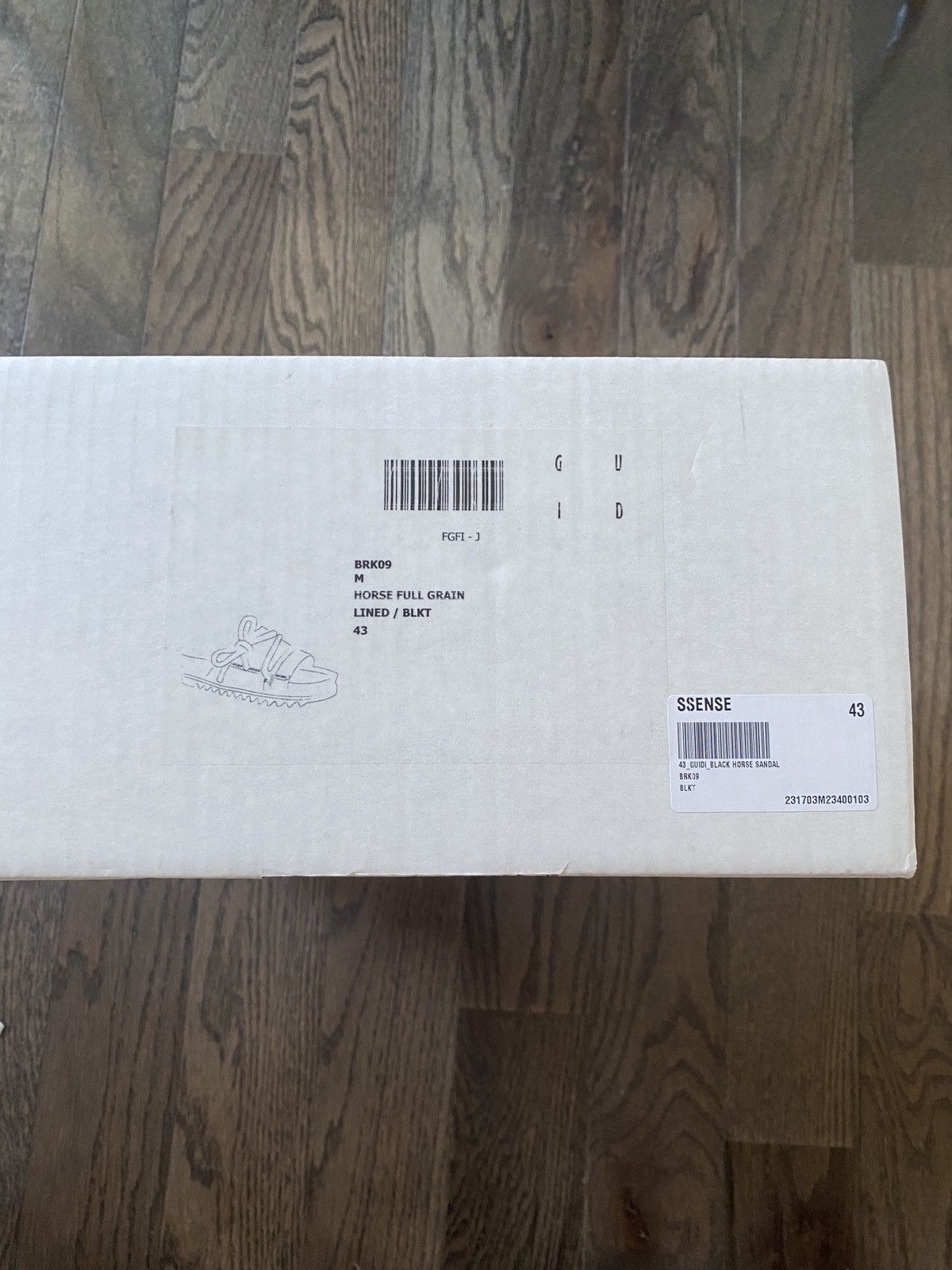 Guidi GUIDI BRK09 HORSE FULL GRAIN SANDALS Size US 10 / EU 43 - 18 Thumbnail