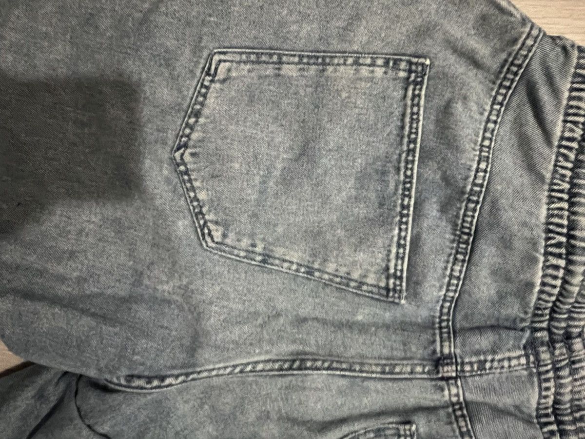 Japanese Brand × Vintage Drawstring Jean Shorts Size US 31 - 4 Thumbnail