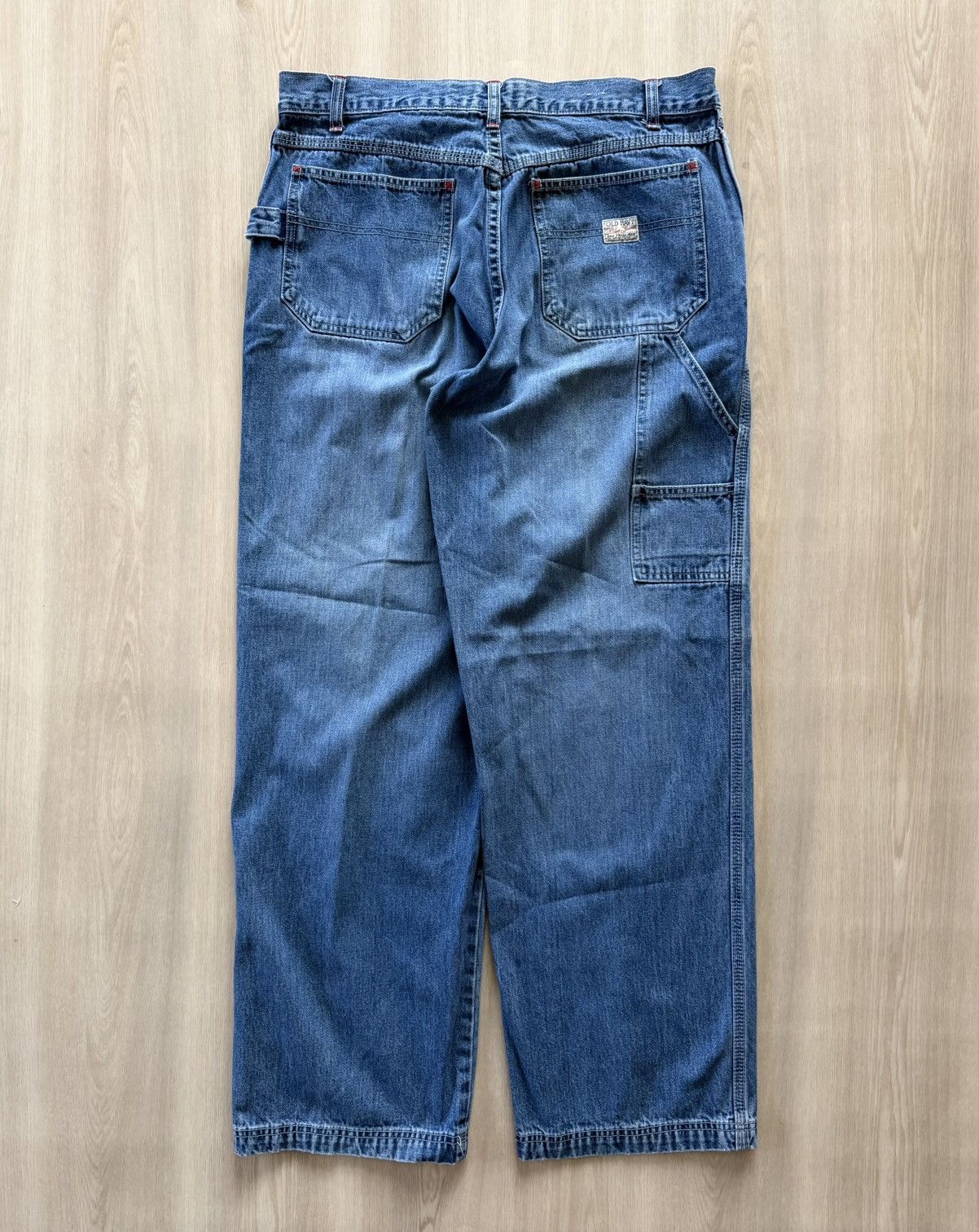 Old Navy Vintage Old Navy Carpenter 100% Cotton Denim Loop Sz 12 Size 34" / US 12 / IT 48 - 1 Thumbnail