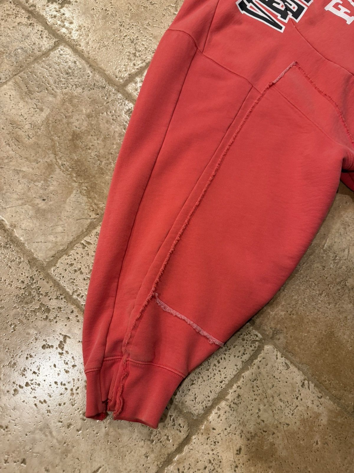 Vetements Vetements Reconstructed Fan Yes I Am Print Red Zip Up Hoodie Size US S / EU 44-46 / 1 - 7 Thumbnail
