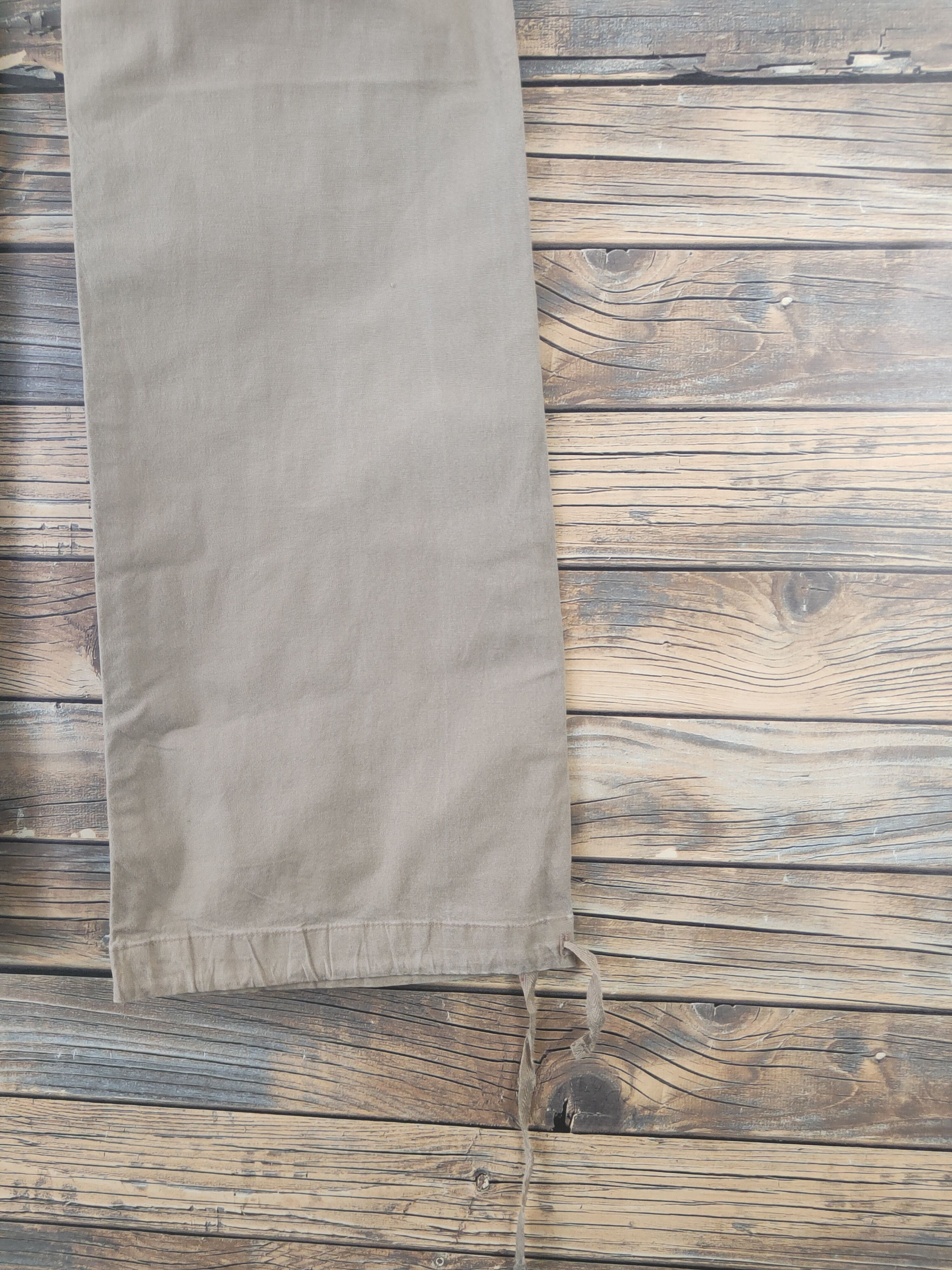Japanese Brand DL Kissmark Beige Multipocket Utility Cargo Pants #2044 Size 28" / US 6 / IT 42 - 12 Thumbnail