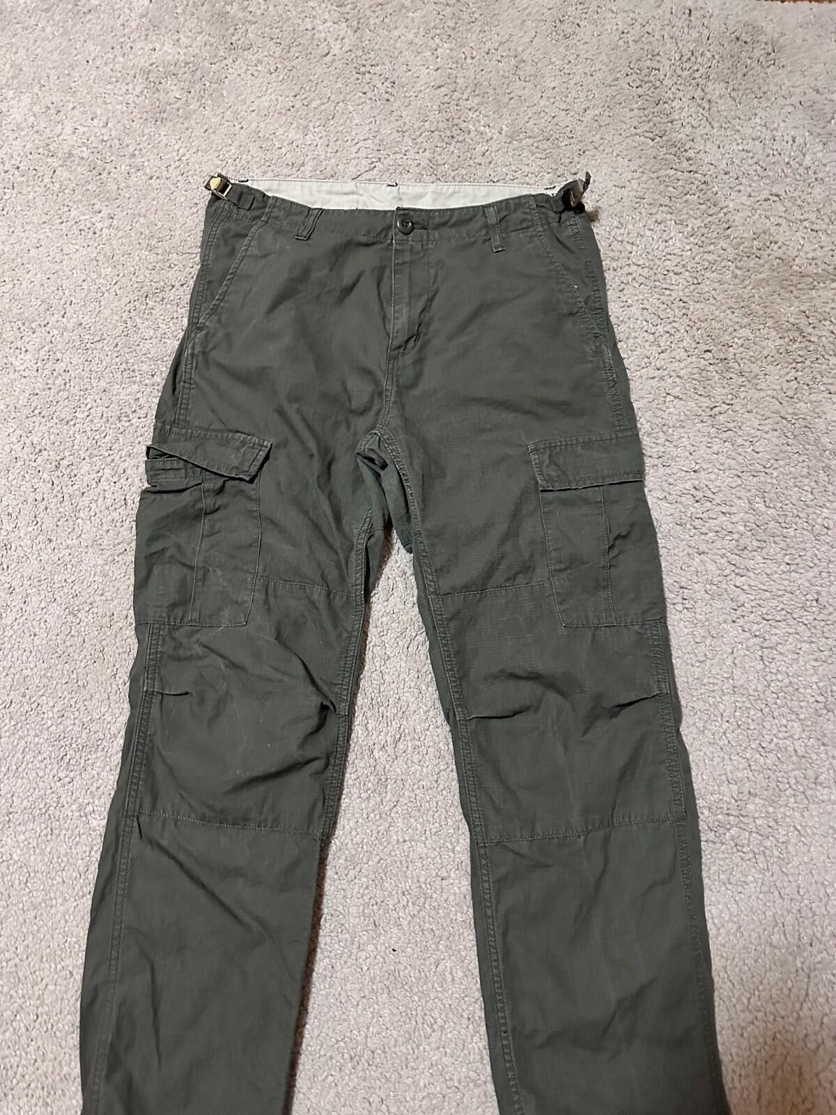 Carhartt Carhartt WIP Regular Fit Baggy Cargo Pants Y2K Bottoms 32x32 Size US 32 / EU 48 - 3 Thumbnail