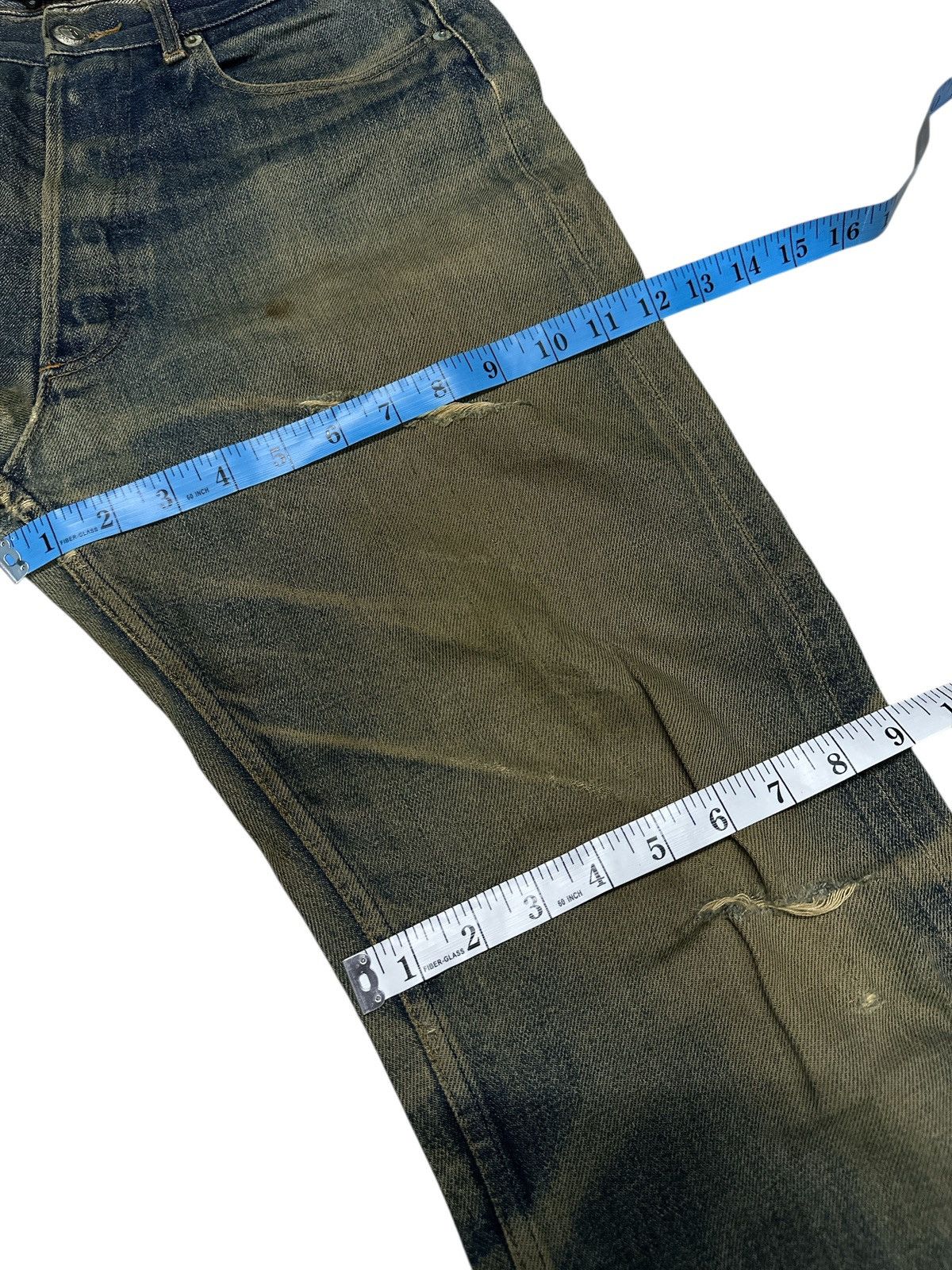 Japanese Brand Vintage Japanese Brand A.P.C Distress Trash Denim. Size US 32 / EU 48 - 10 Thumbnail