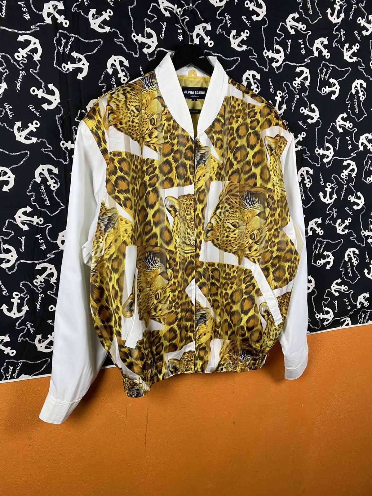Japanese Brand Alpha Scene Leopard Statement Animal Print L/weight Jacket Size L / US 10 / IT 46 - 5 Thumbnail