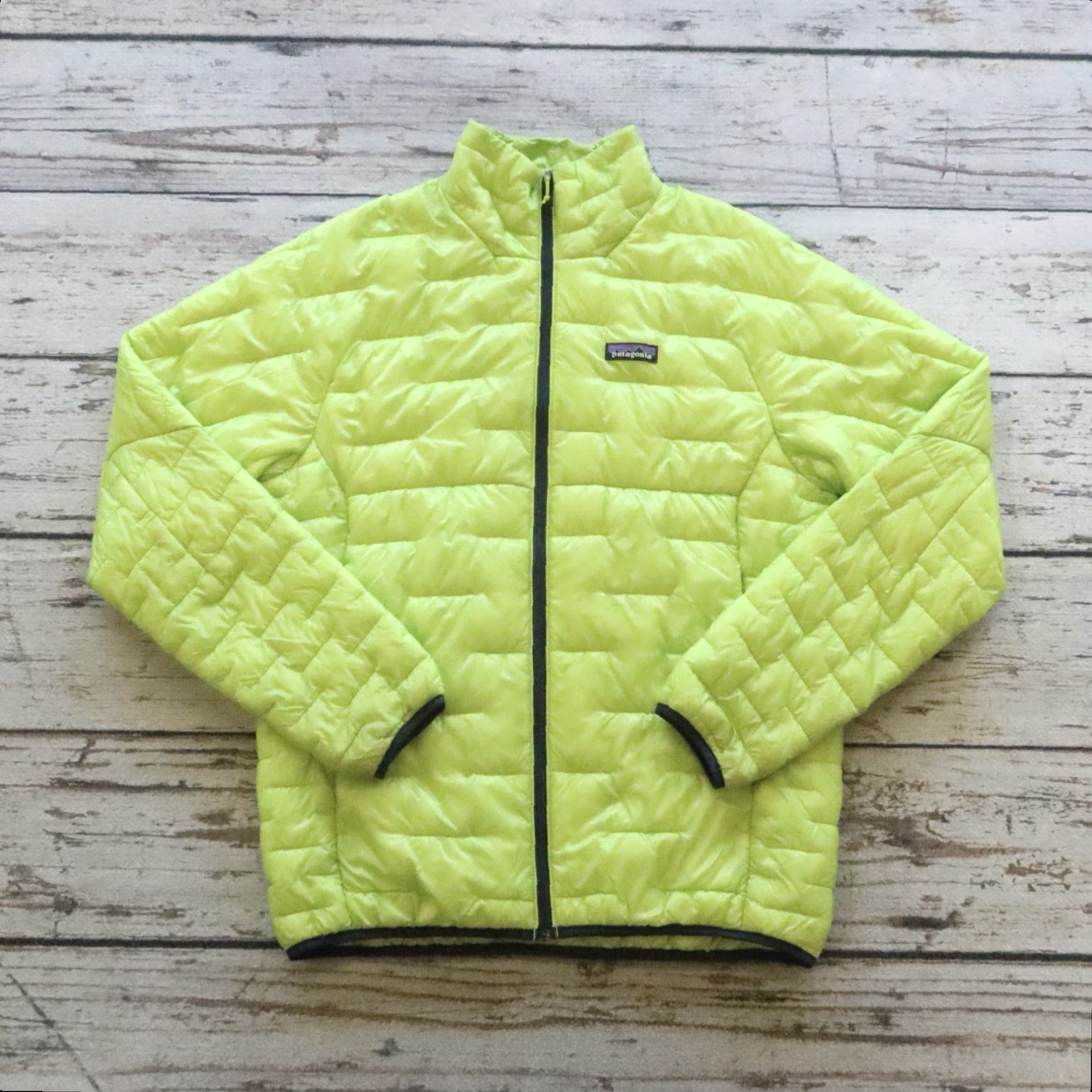 Patagonia Patagonia Micro Puff Jacket Worn Wear Size M Men's Green Size US M / EU 48-50 / 2 - 2 Thumbnail