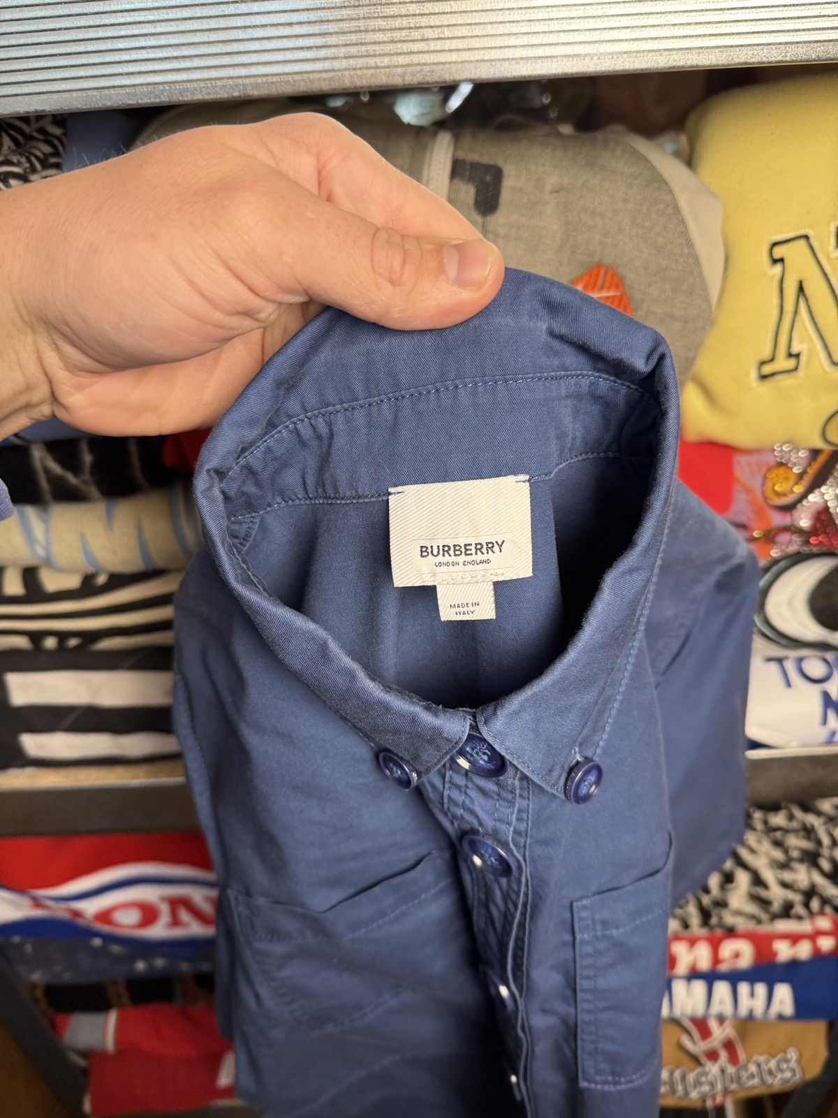 Burberry k Burberry Shirt Dress y2k style Size S / US 4 / IT 40 - 9 Thumbnail