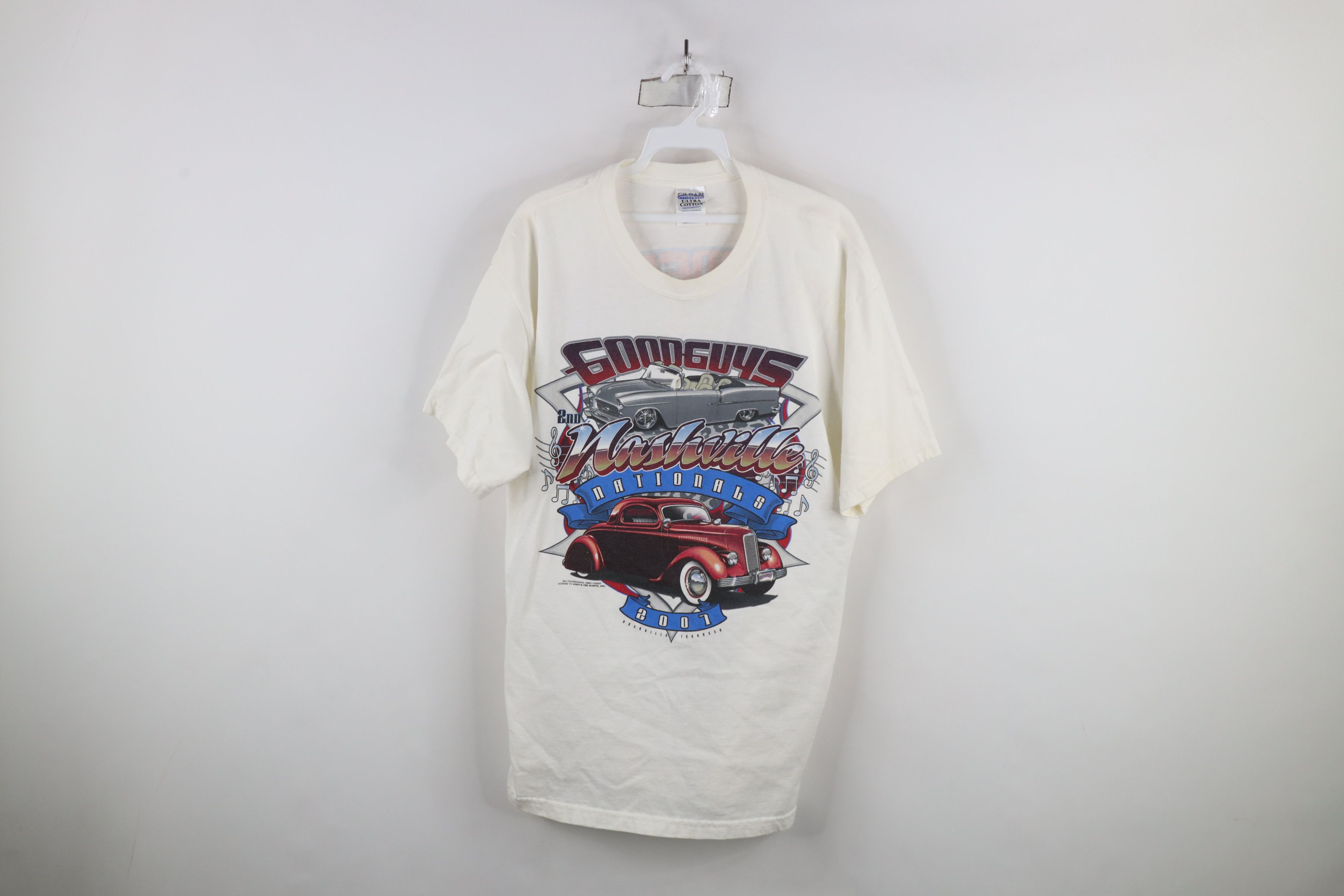 Vintage Vintage Y2K 2007 Nashville Nationals Hot Rod Car T-Shirt Size US L / EU 52-54 / 3 - 1 Thumbnail