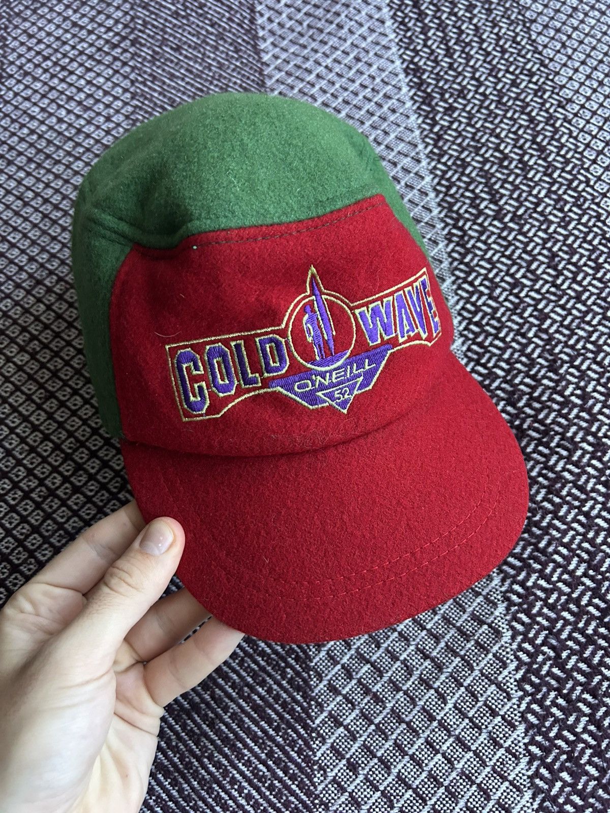O'Neill Vintage O’neill Gold Wave Wool Hat 90s Japanese Vibe Size OS Size ONE SIZE - 2 Thumbnail