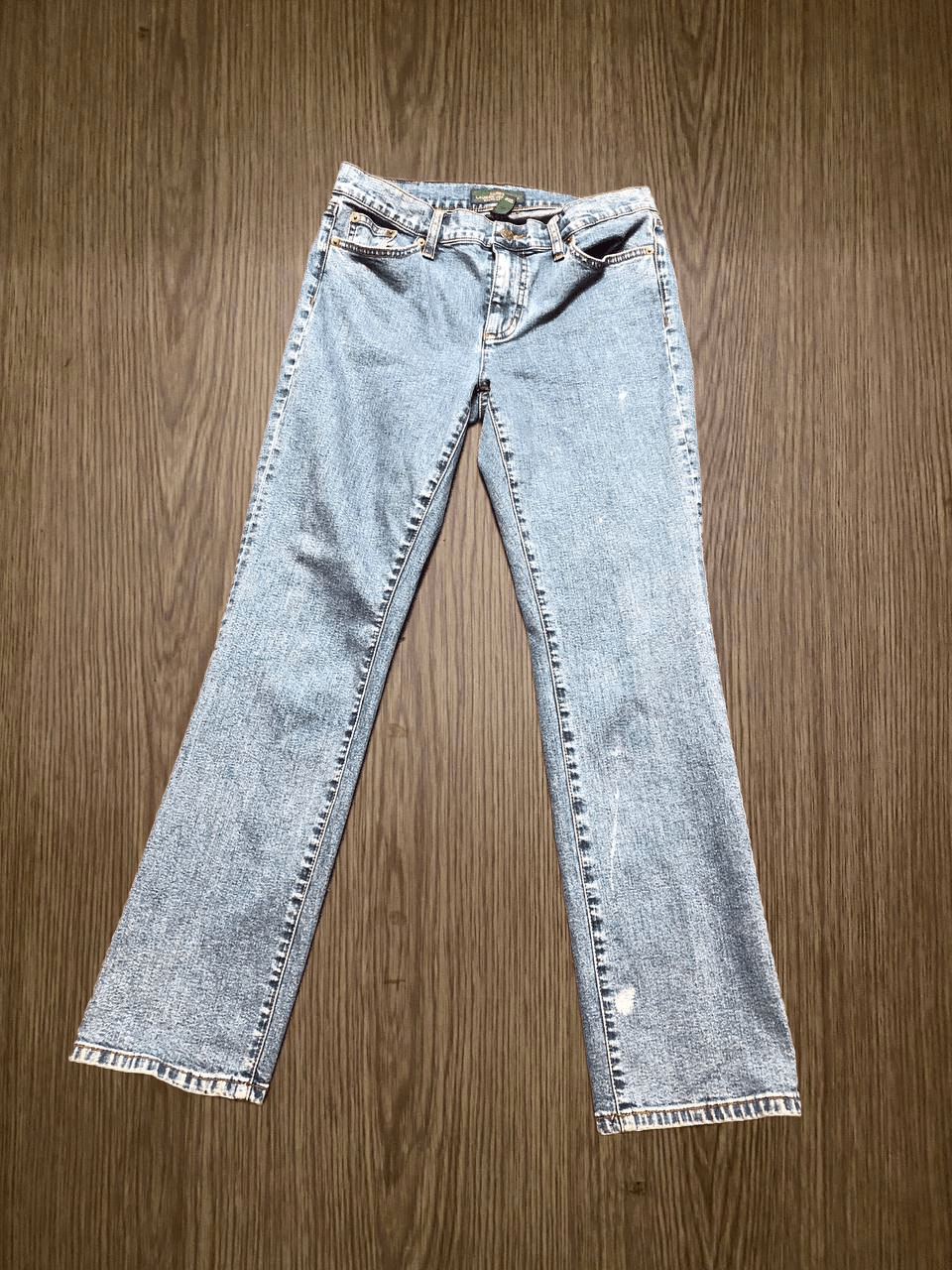 Polo Ralph Lauren Vintage Polo Ralph Lauren Faded Denim Jeans Y2K Size 28" / US 6 / IT 42 - 1 Thumbnail