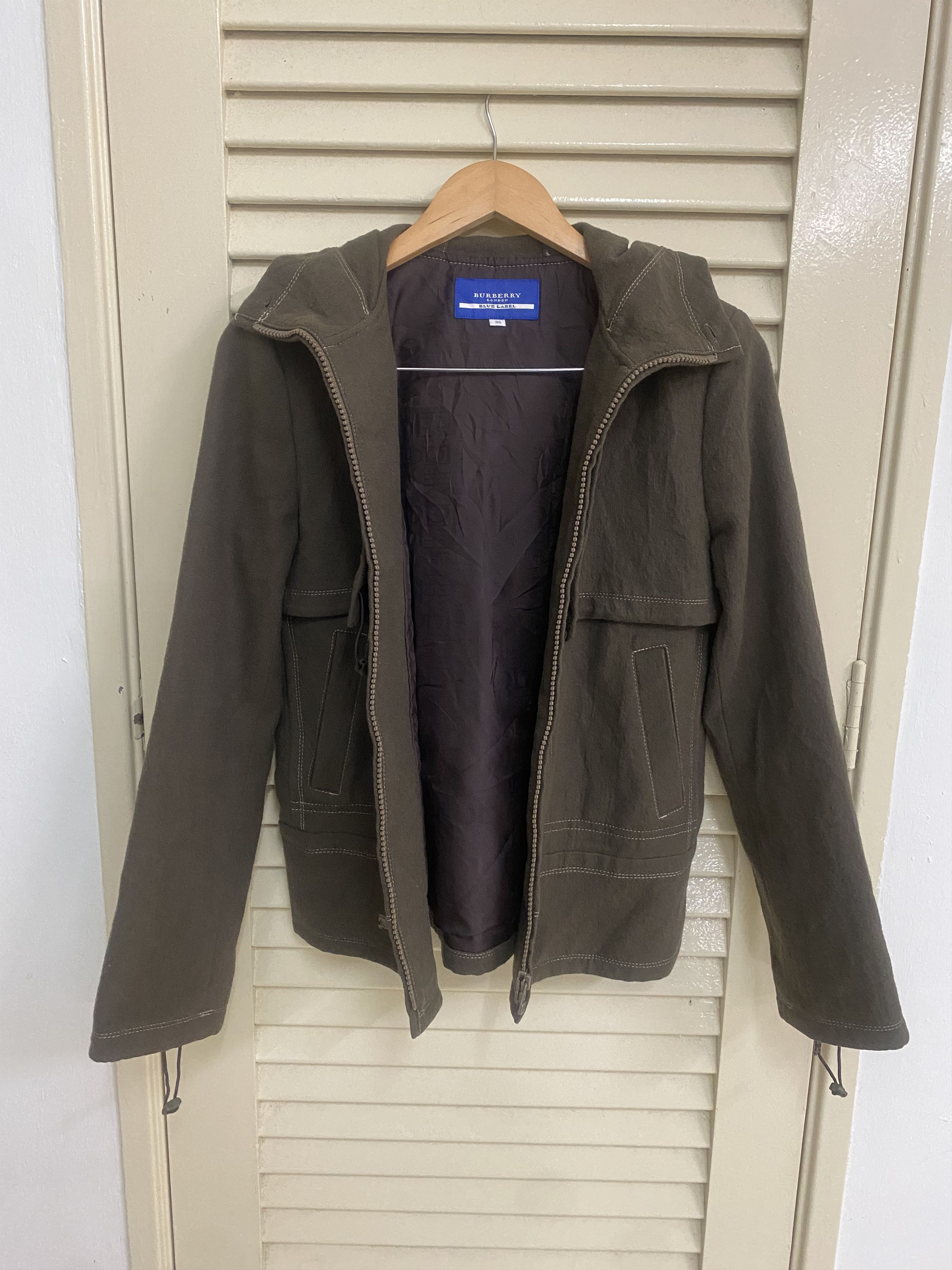 Burberry Winter Burberry Wool Hoodie Jacket Size XS / US 0-2 / IT 36-38 - 4 Thumbnail