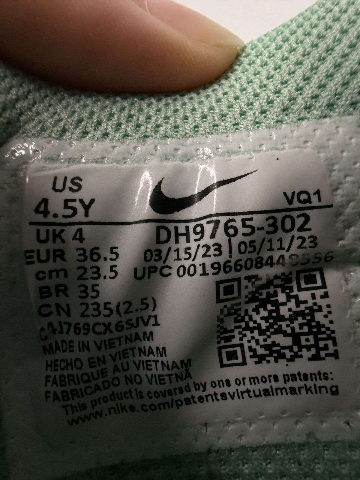 Nike Nike Dunk Low Emerald Rise Size US 6.5 / IT 36.5 - 7 Thumbnail