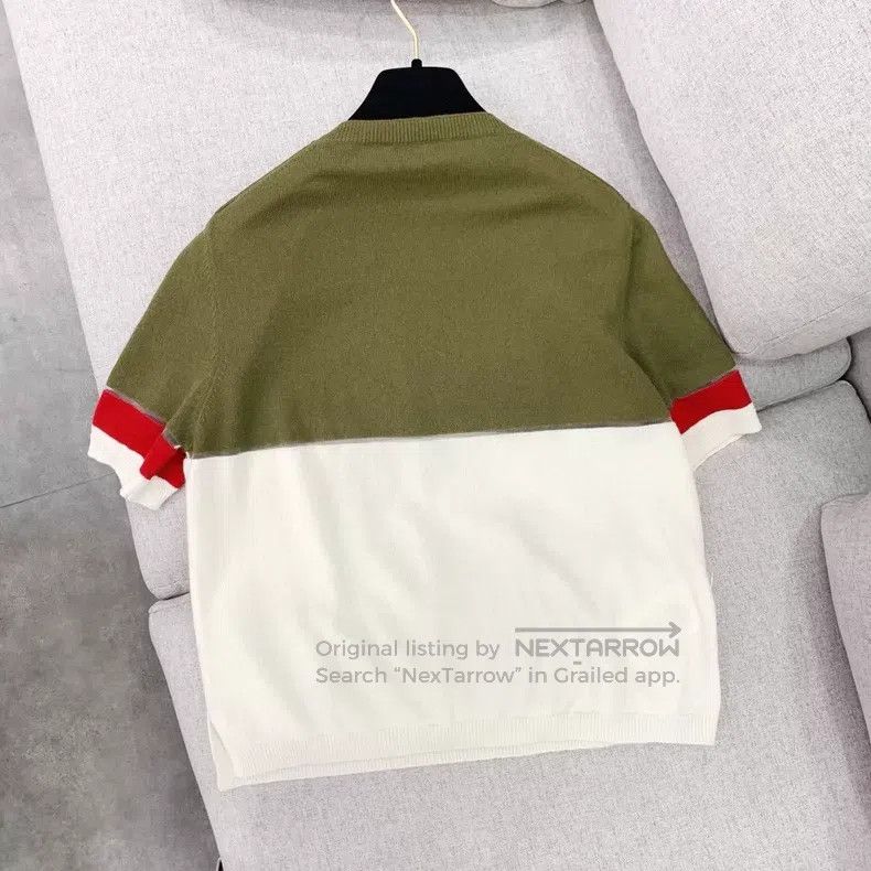 Fendi Fendi Bicolor Knit Short Sleeve T-Shirt Size XS / US 0-2 / IT 36-38 - 2 Thumbnail