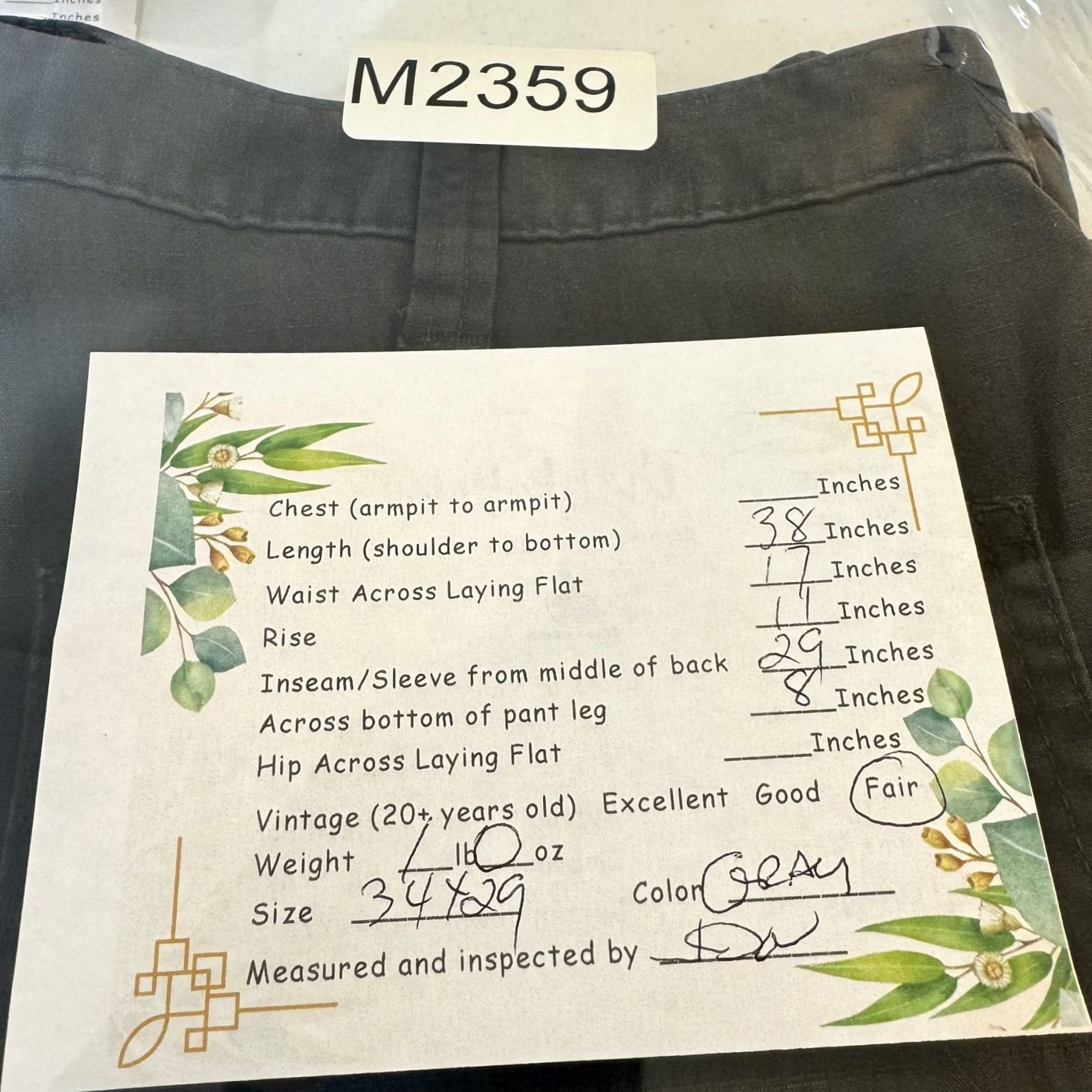 Carhartt Carhartt Pants Mens 34x29 Gray Ripstop Workwear Utility Zip Pocket Distressed Size US 34 / EU 50 - 8 Thumbnail