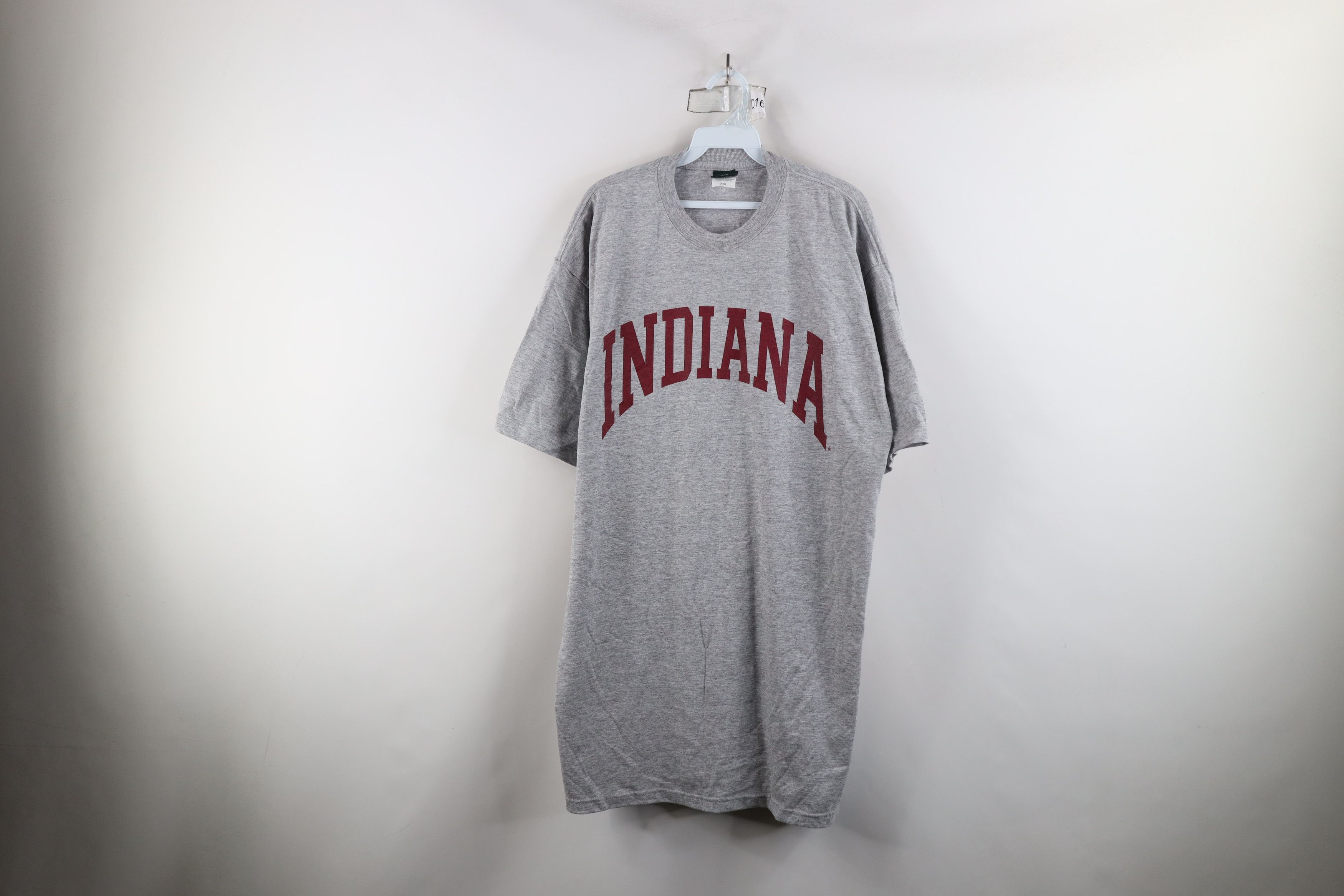Vintage Vintage 90s Spell Indiana University Short Sleeve T-Shirt Size US XXL / EU 58 / 5 - 1 Thumbnail