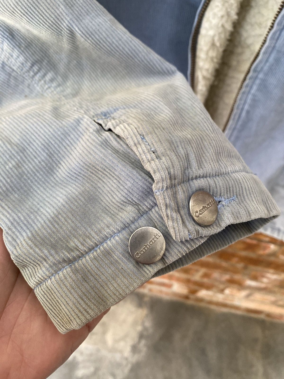 Carhartt Vintage Carhartt Blue sherpa Jacket Size US M / EU 48-50 / 2 - 10 Thumbnail