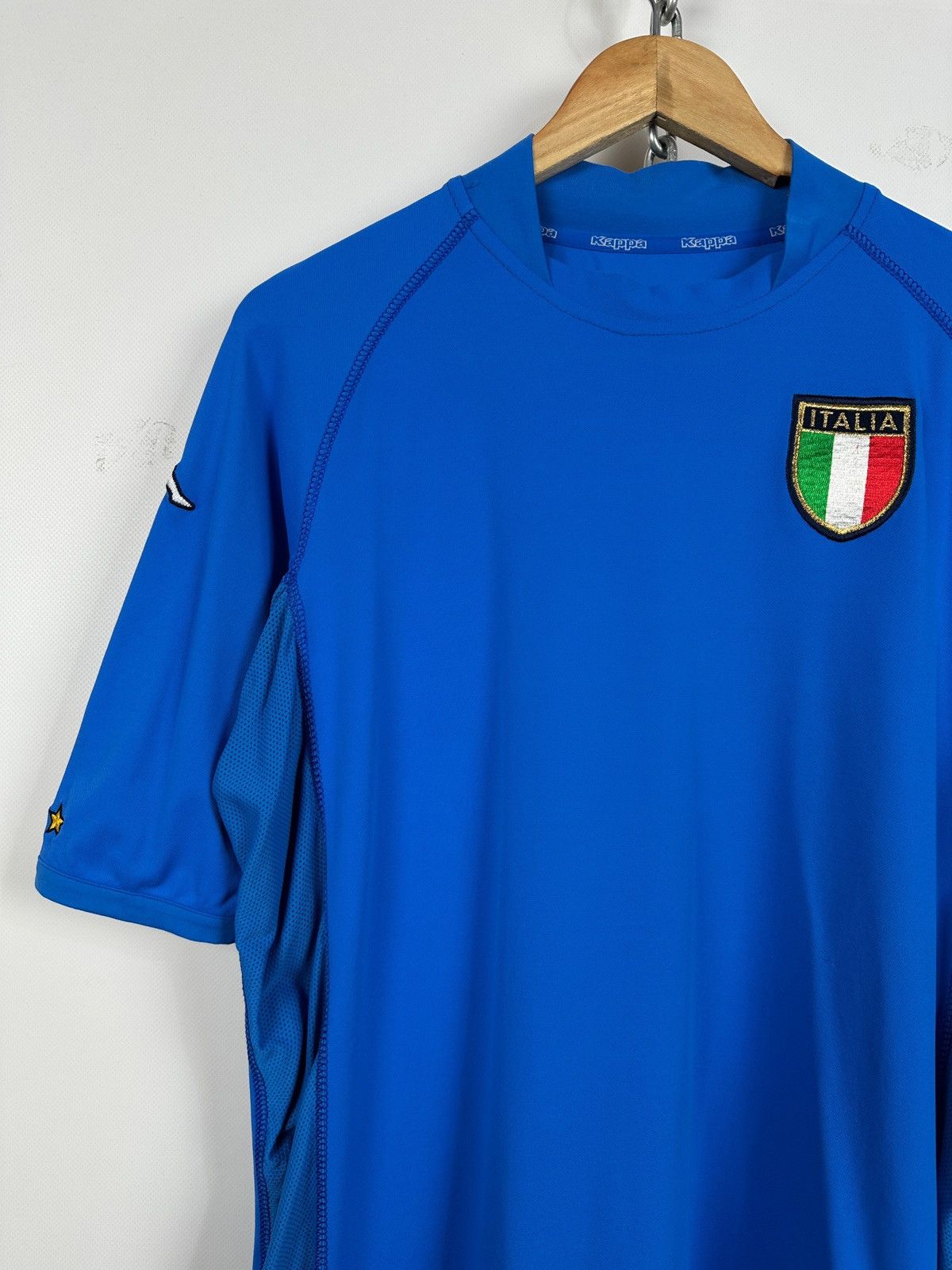 Kappa 2000-2003 Kappa Italy National Team Home Soccer Jersey Size US XL / EU 56 / 4 - 5 Thumbnail