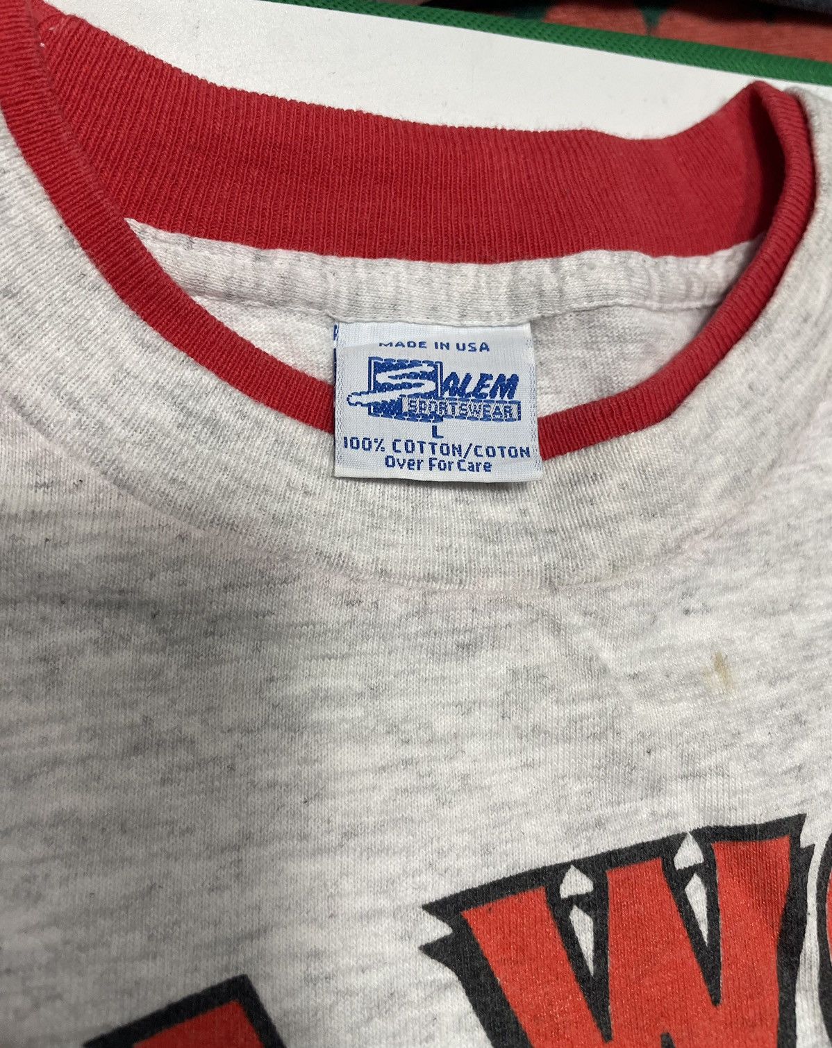 NBA × Vintage Vtg 1993 Vintage Chicago Bulls NBA World Champs 90s Salem Size US L / EU 52-54 / 3 - 6 Thumbnail