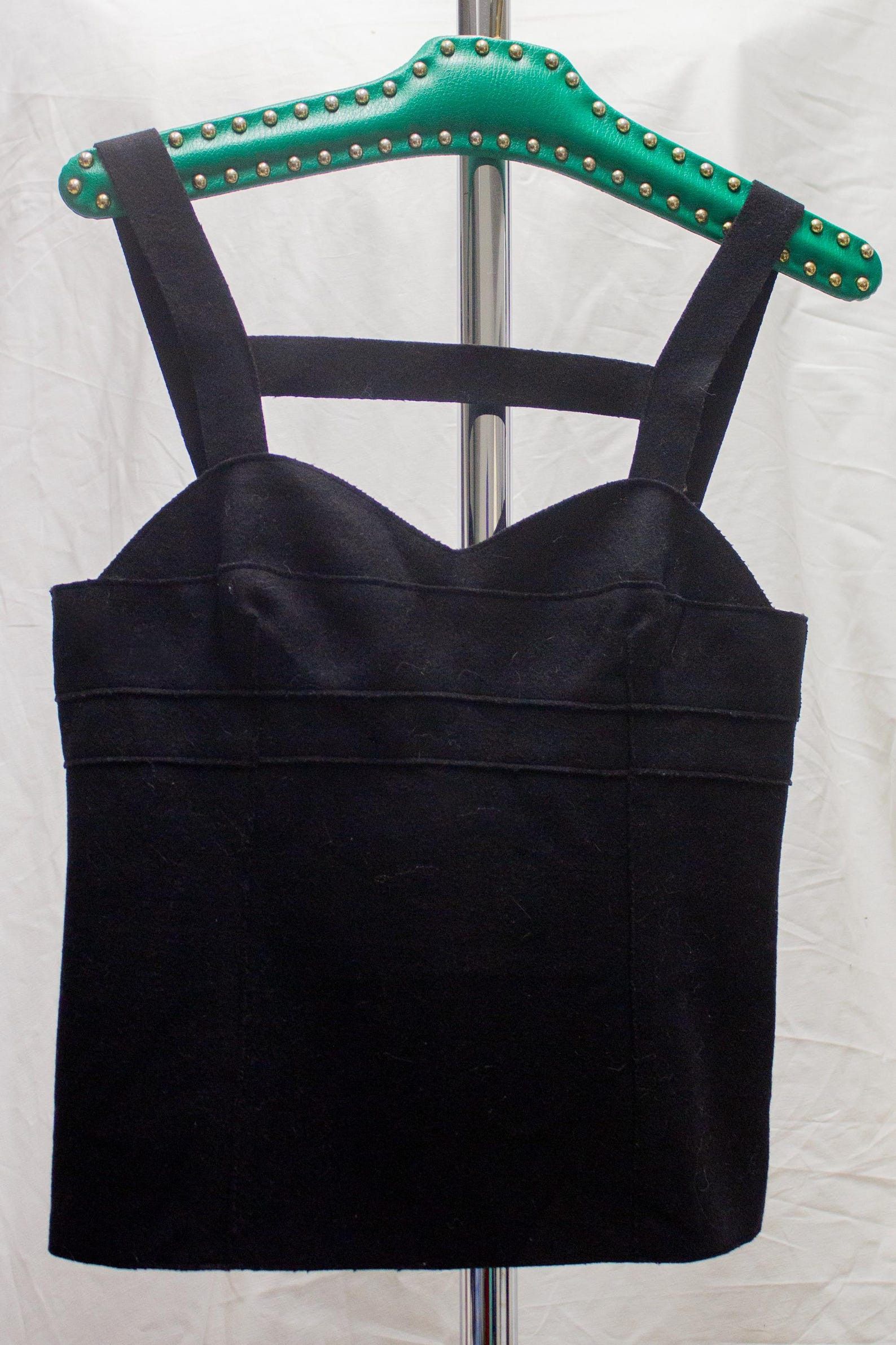 Miu Miu Miu Miu F/W 2006 Runway Black Wool Top, Cut Out Detail (M) Size M / US 6-8 / IT 42-44 - 1 Thumbnail
