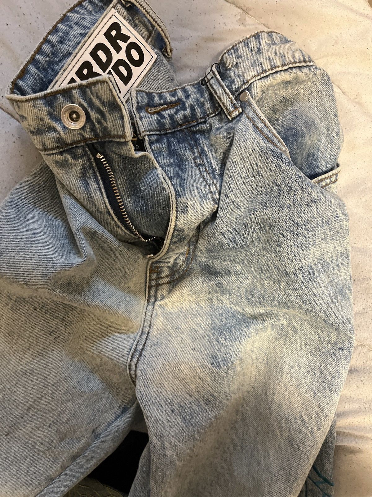 Who Decides War Who Decides War Virtuous Embroidered Jeans Size US 32 / EU 48 - 6 Thumbnail