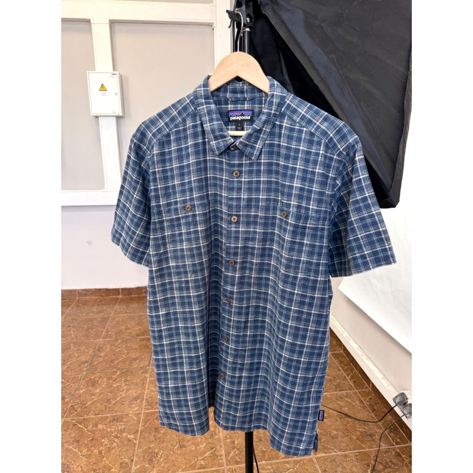 Patagonia VINTAGE Patagonia Shirt Men L Hawaiian Pataloha Hemp Blue Hawaiian 90s Size US L / EU 52-54 / 3 - 2 Thumbnail