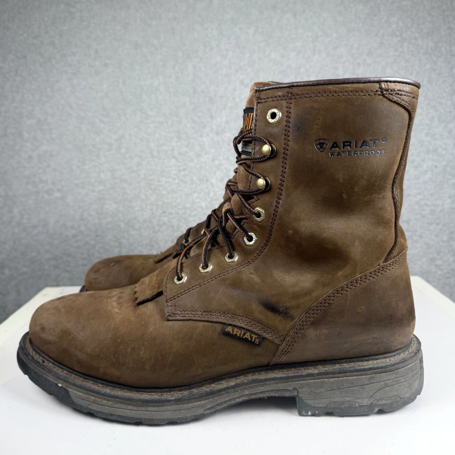 Ariat Ariat WorkHog H2O 8" Comp Toe Work Boot Brown Men's Size 13EE Boots Mens Brown Ariat WorkHog H2O 8" Comp Toe Work Boot Brown Mens Size 13EE Size US 13 / EU 46 - 3 Thumbnail