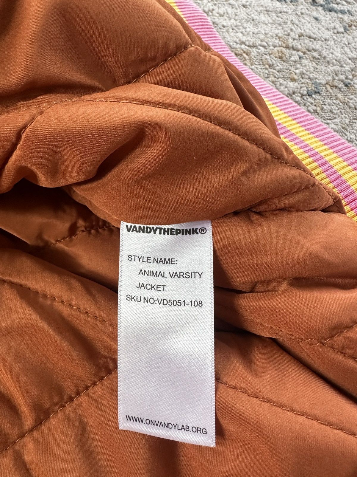 Vandy The Pink VANDYTHEPINK ANIMAL VARISTY JACKET Size US M / EU 48-50 / 2 - 5 Thumbnail