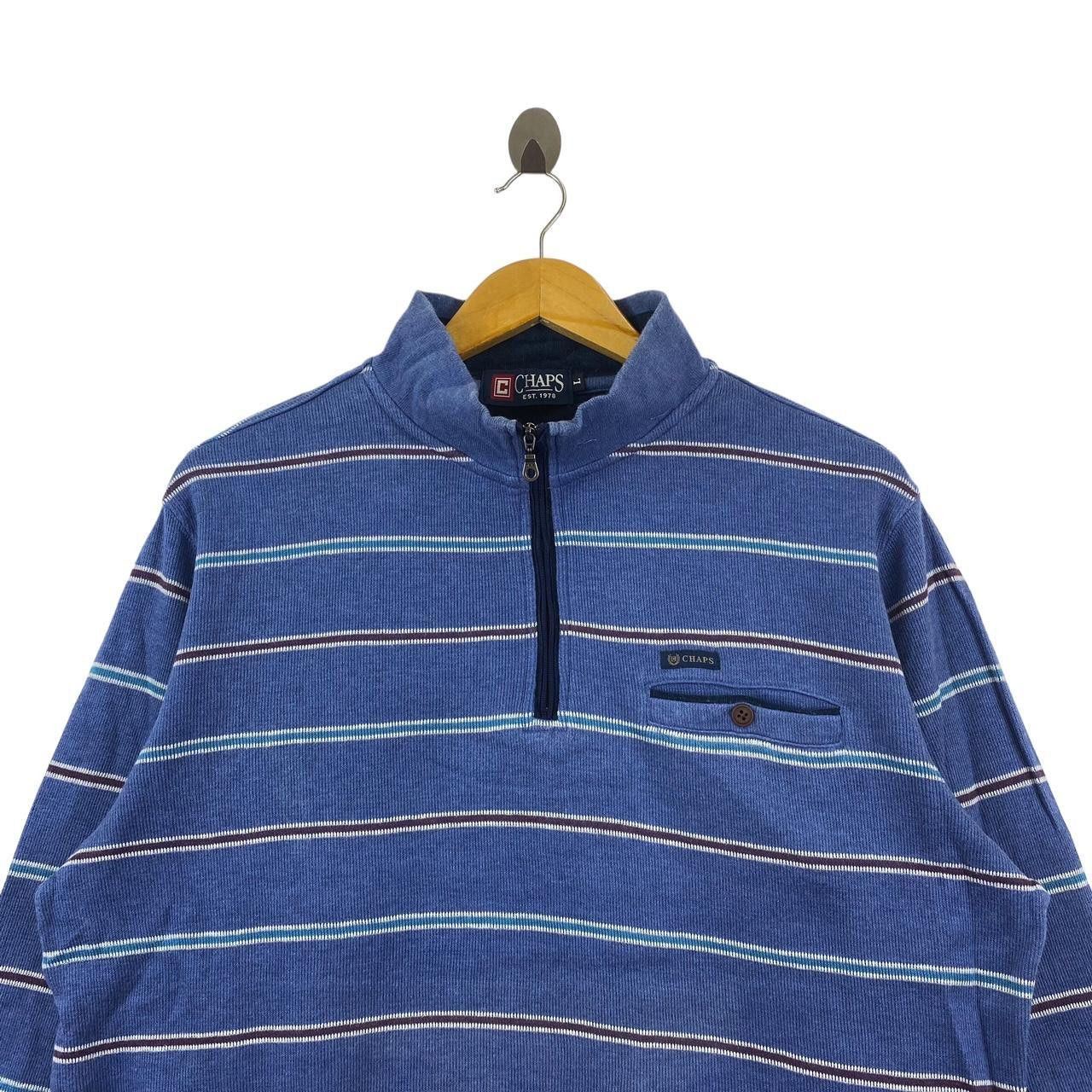 Chaps Ralph Lauren CHAPS RALPH LAUREN POLO Half Zipper Sweatshirt Sweater Size US L / EU 52-54 / 3 - 3 Thumbnail