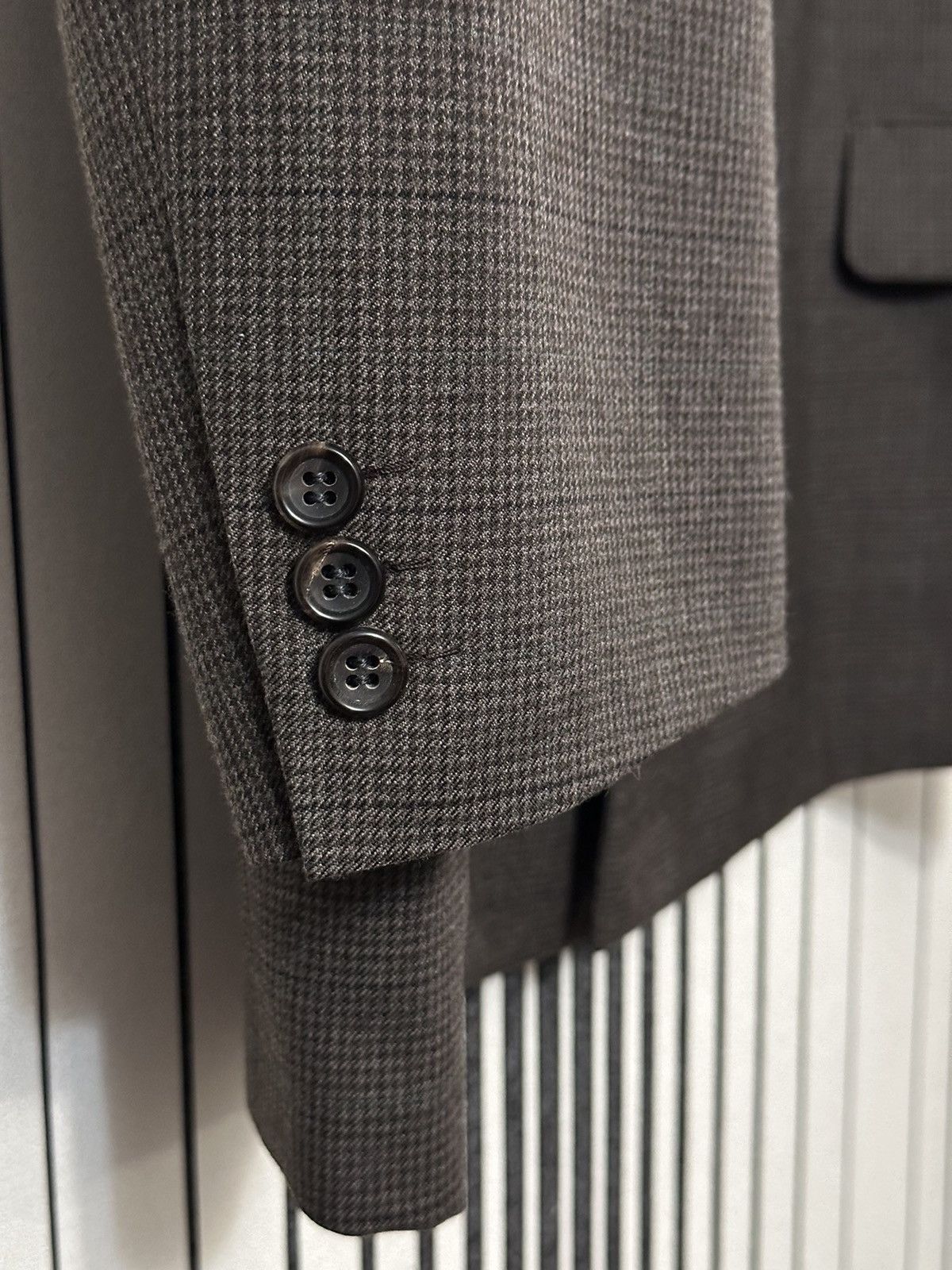 Comme des Garcons A/W89 Comme des Garcons Plaid Brown/Gray Luxury Wool Suit Size 48R - 10 Thumbnail