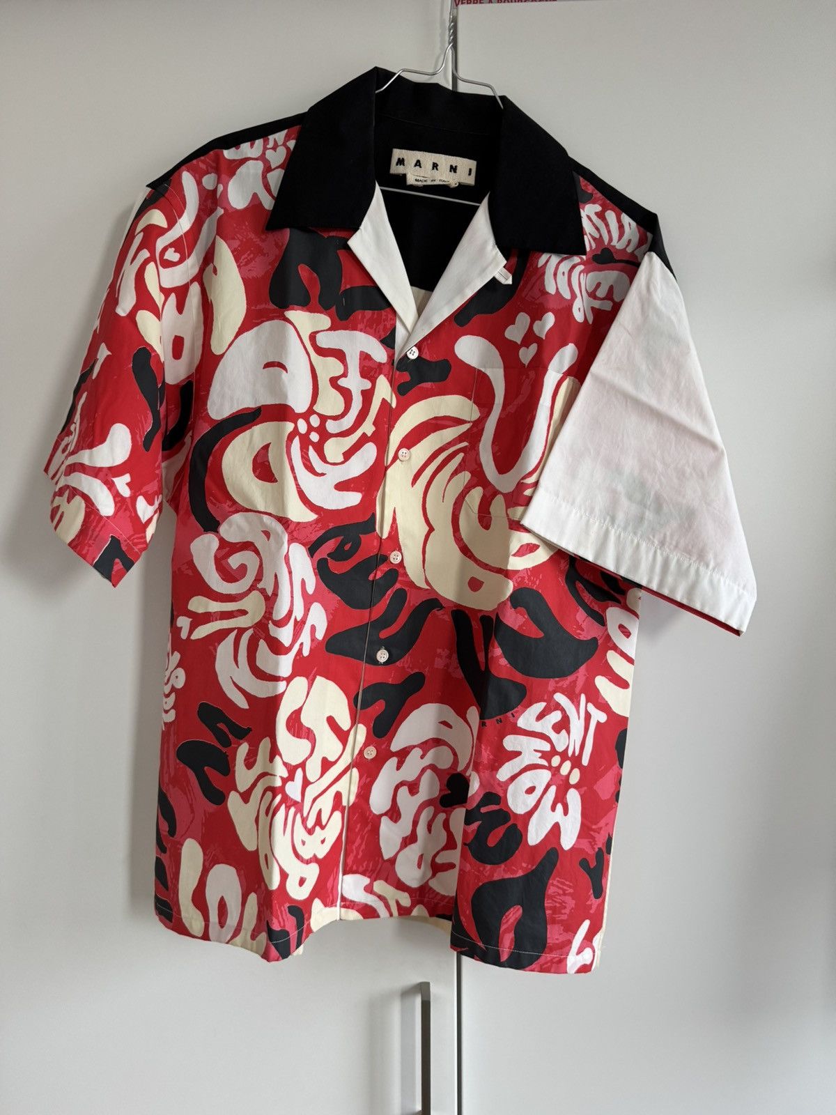 Marni Painted Floral Print Shirt Size US M / EU 48-50 / 2 - 1 Thumbnail