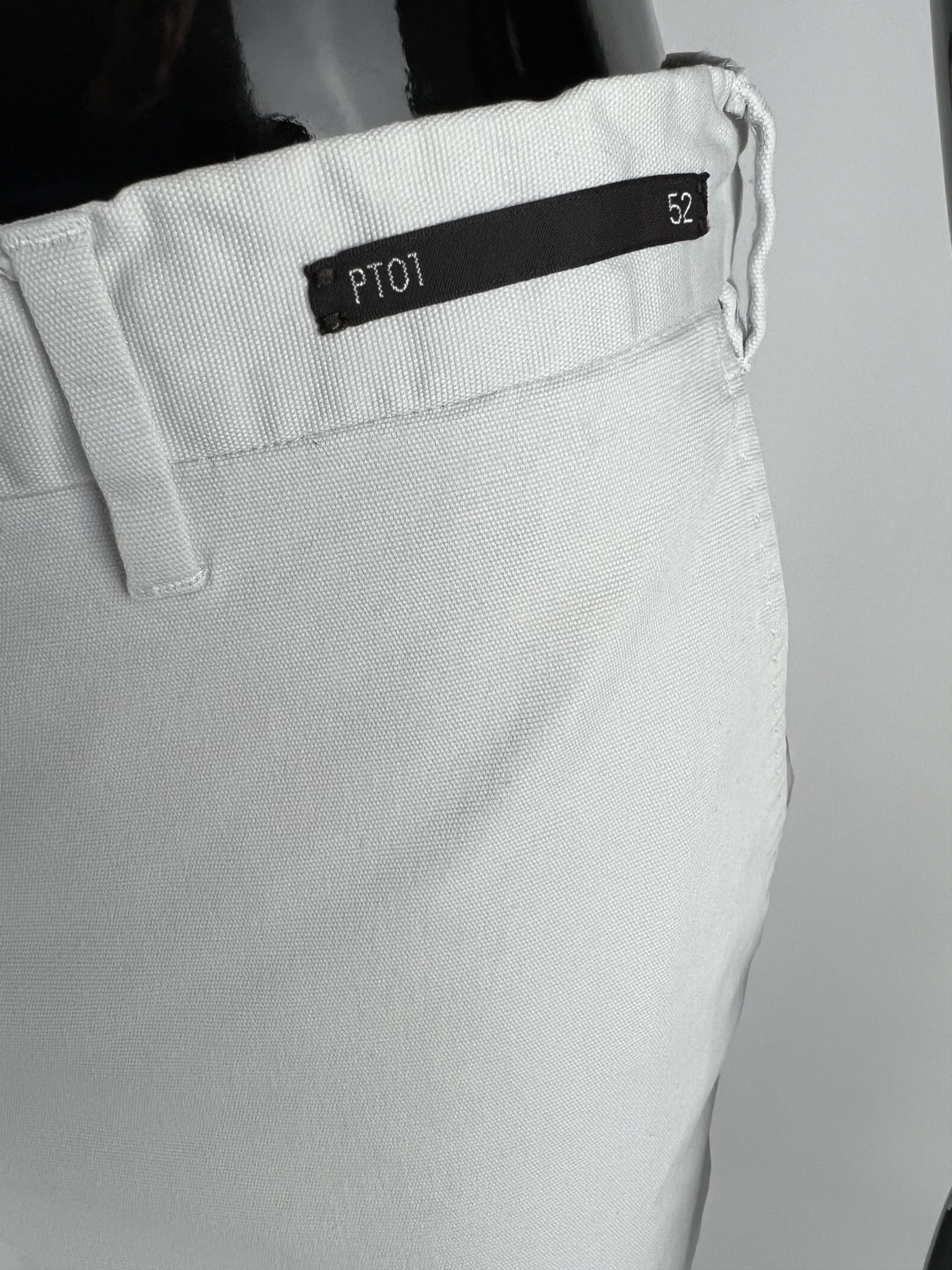 PT Torino PT01 Men's Light Blue Pants Size 52 Slim Fit Stretch Size US 34 / EU 50 - 4 Thumbnail