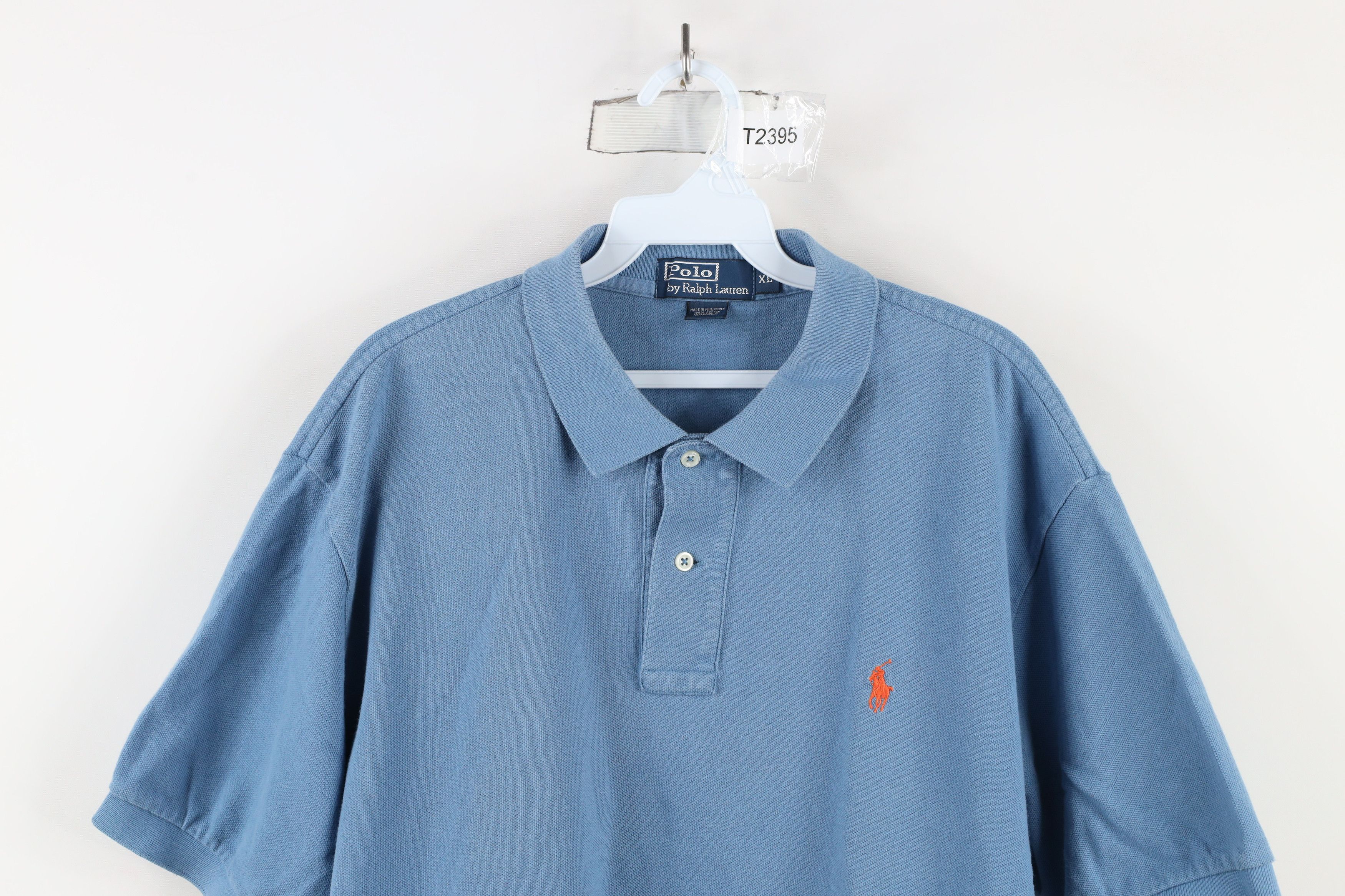Ralph Lauren × Vintage Vintage 90s Ralph Lauren Short Sleeve Collared Polo Shirt Size US XL / EU 56 / 4 - 2 Thumbnail