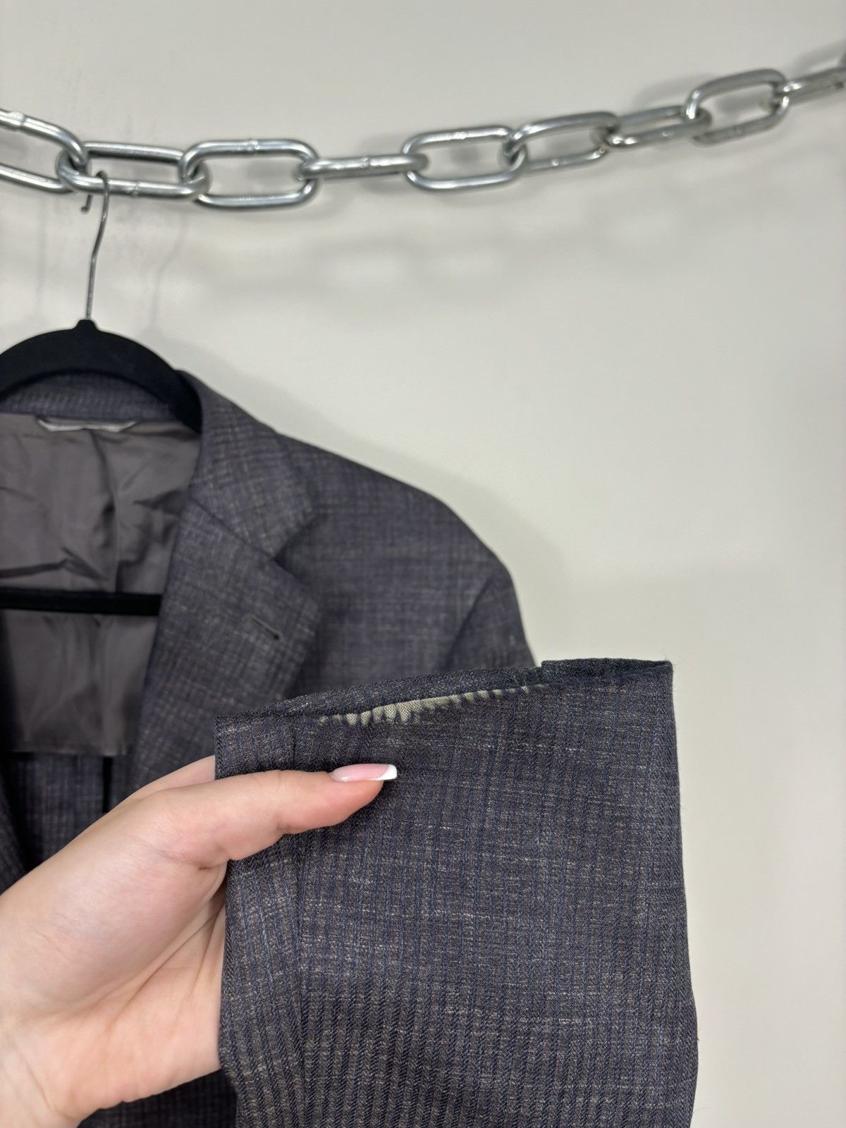 Canali Canali 1934 Kei Men’s Rare Wool Silk Linen Blazer Jacket Size 40R - 12 Thumbnail