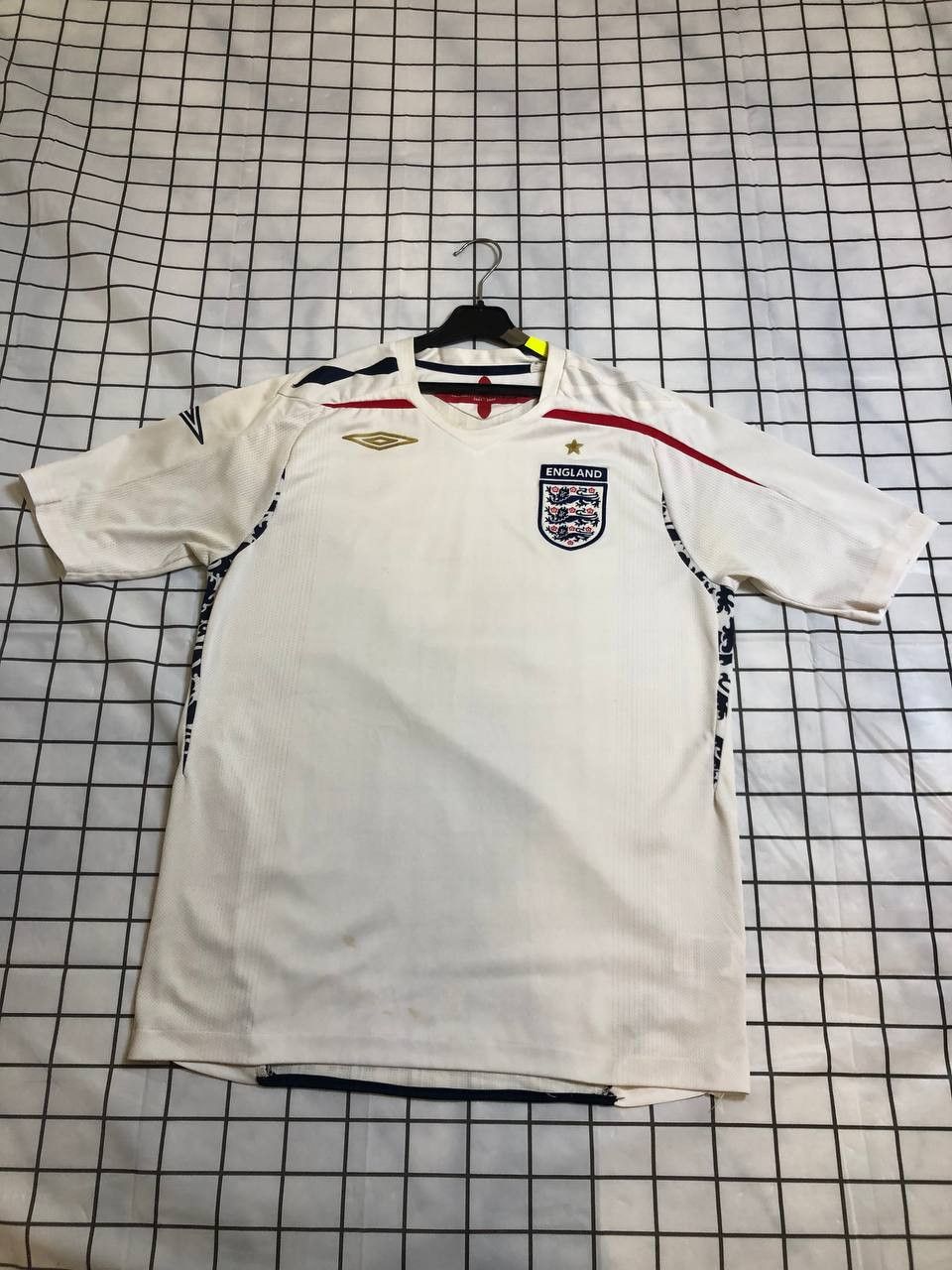 Umbro England Umbro 2007-2009 Football White Home Jersey Soccer Size US M / EU 48-50 / 2 - 1 Thumbnail