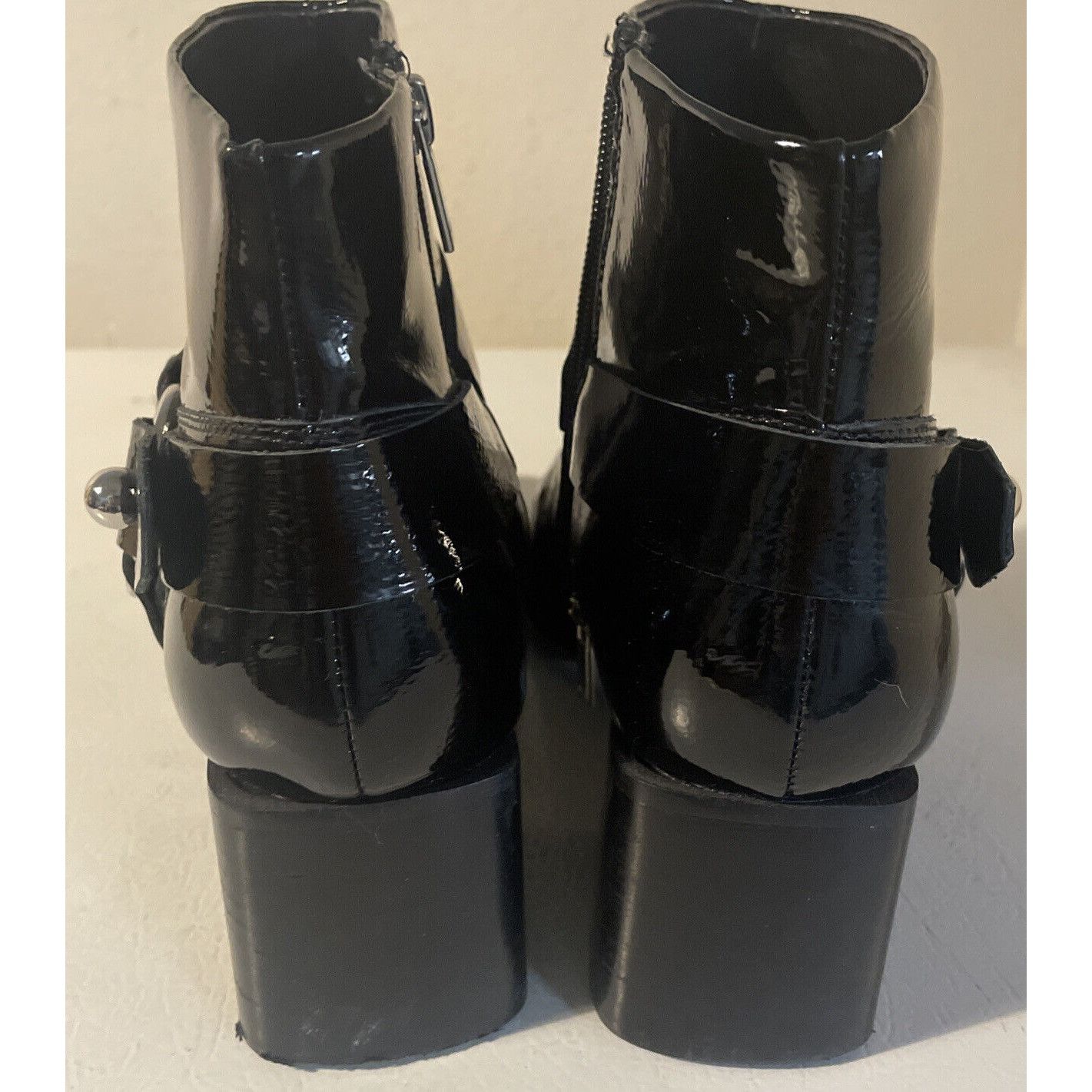 Marc Fisher Marc Fisher LDT Gerod Black Bootie Boots Chunky Heel 11M Size US 11 / IT 41 - 8 Thumbnail