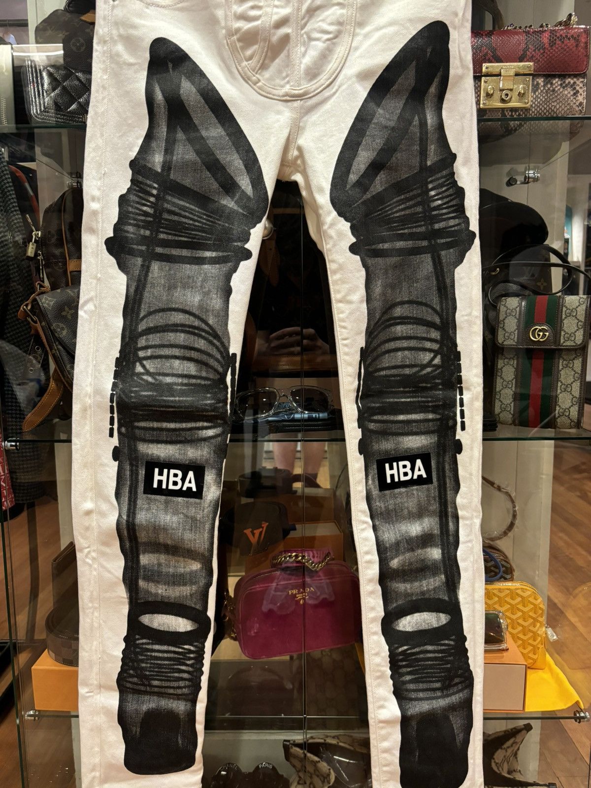 Hood By Air HBA astronaut leg denim jeans white Size US 30 / EU 46 - 2 Thumbnail