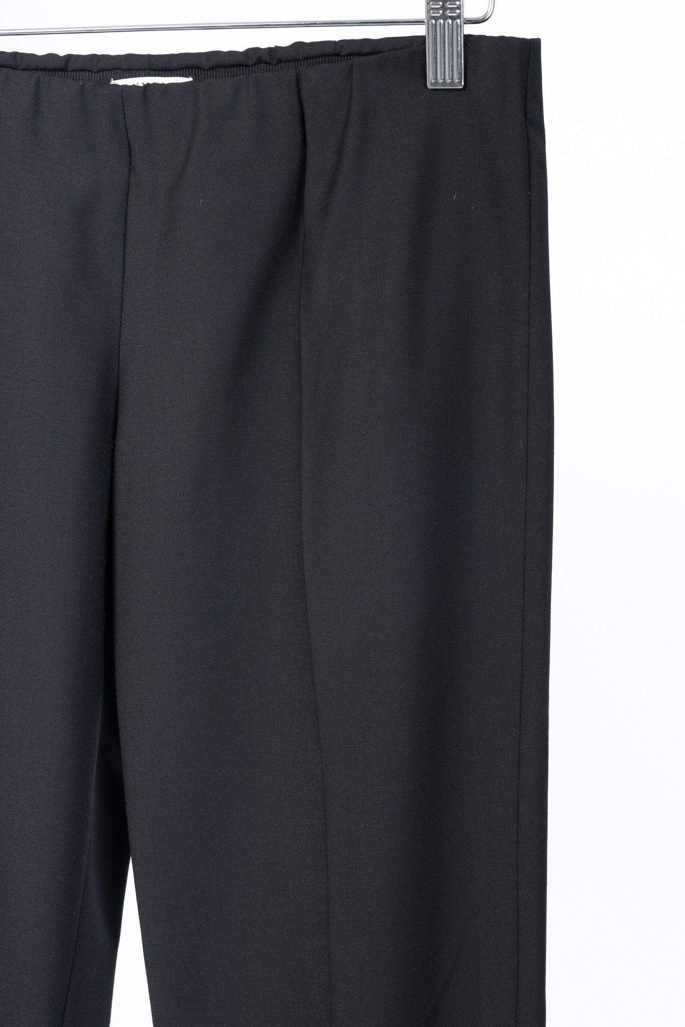 Brunello Cucinelli Brunello Cucinelli SS/15 Black Stretch-Wool Pull-On Trousers Size 27" / US 4 / IT 40 - 4 Thumbnail