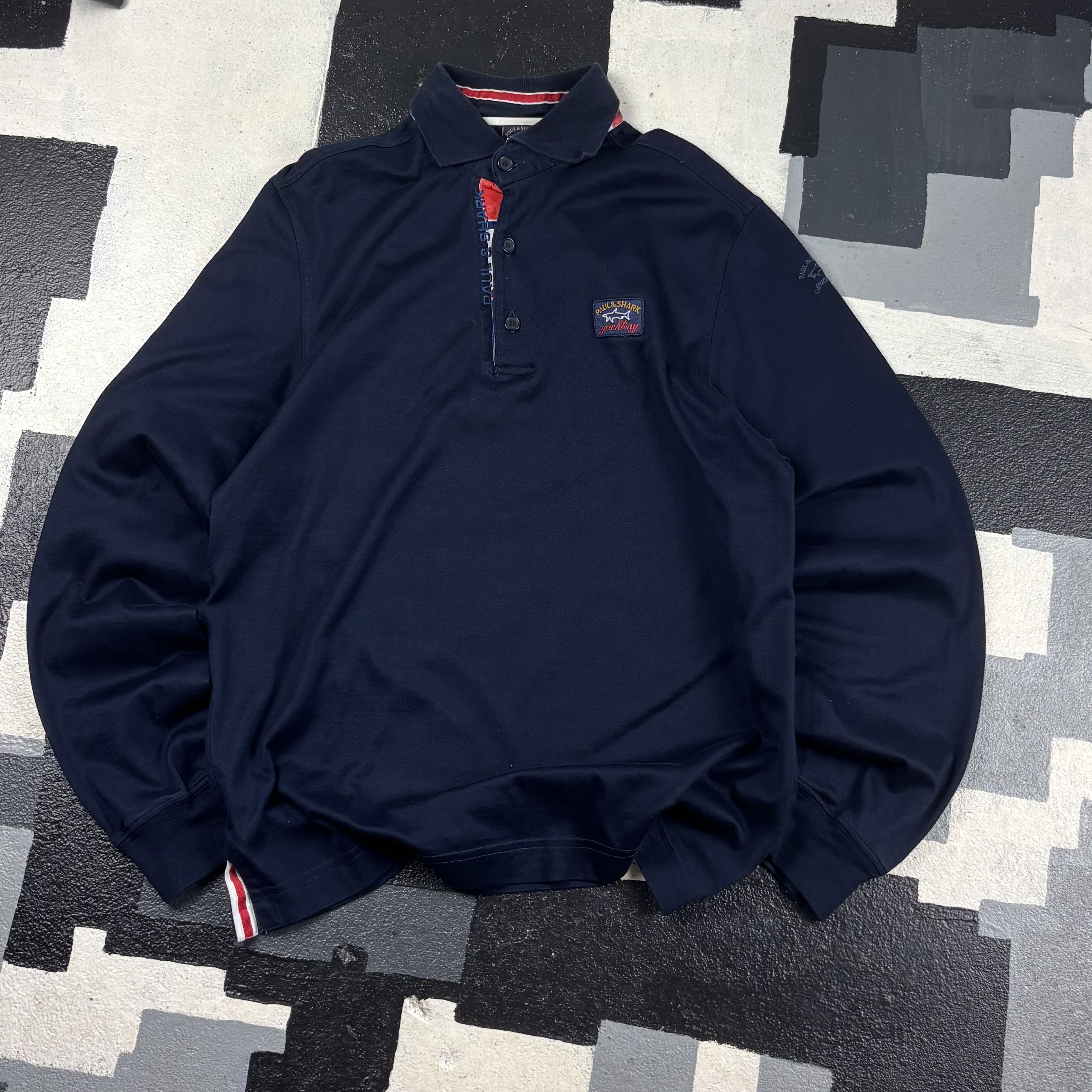 Paul & Shark Paul & Shark Long Sleeve Polo Size US M / EU 48-50 / 2 - 1 Thumbnail