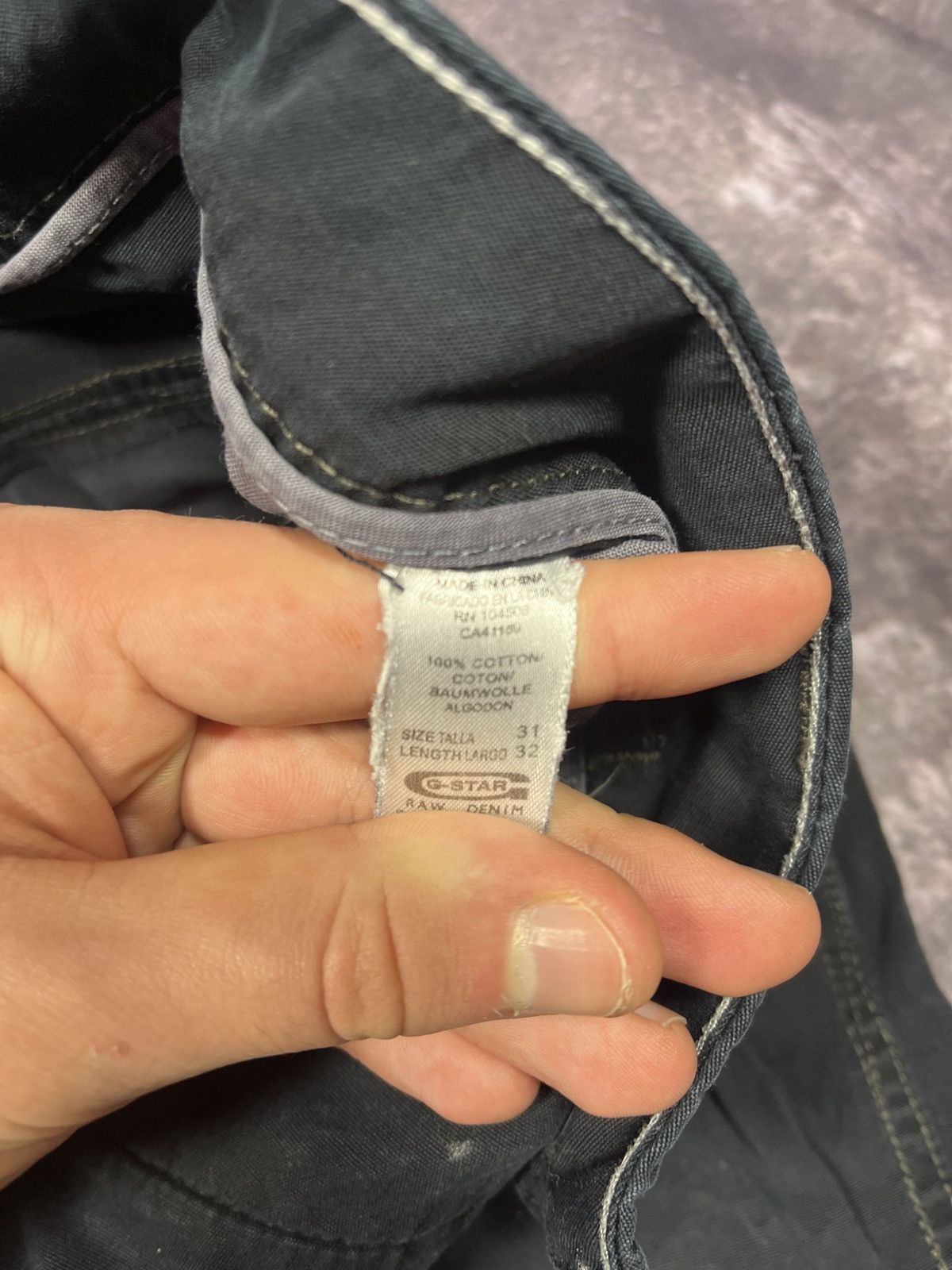 G-Star G-Star RAW Multi-Pocket Cargo Pants Denim Streetwear Y2K Size US 31 - 11 Thumbnail