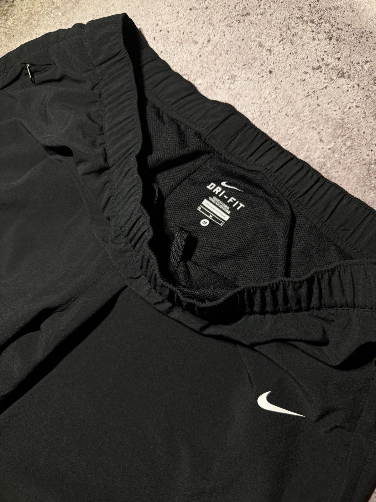 Nike × Vintage Nike Vintage Streetwear Casual Drill y2k Black Sweatpants Size US 32 / EU 48 - 6 Thumbnail