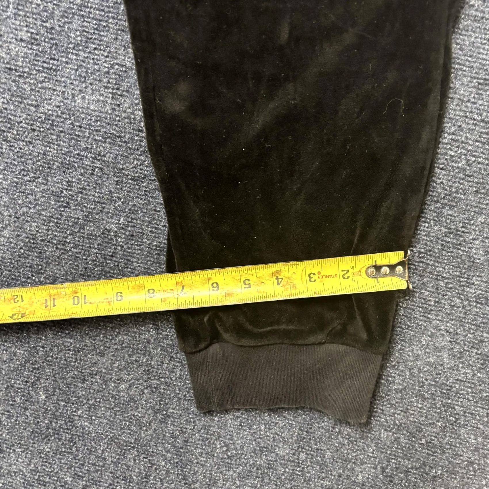 Sanctuary Sanctuary Pants Womens XL Black Velour Jogger Elastic Waist Pockets Casual Size 40" / US 18 - 5 Thumbnail