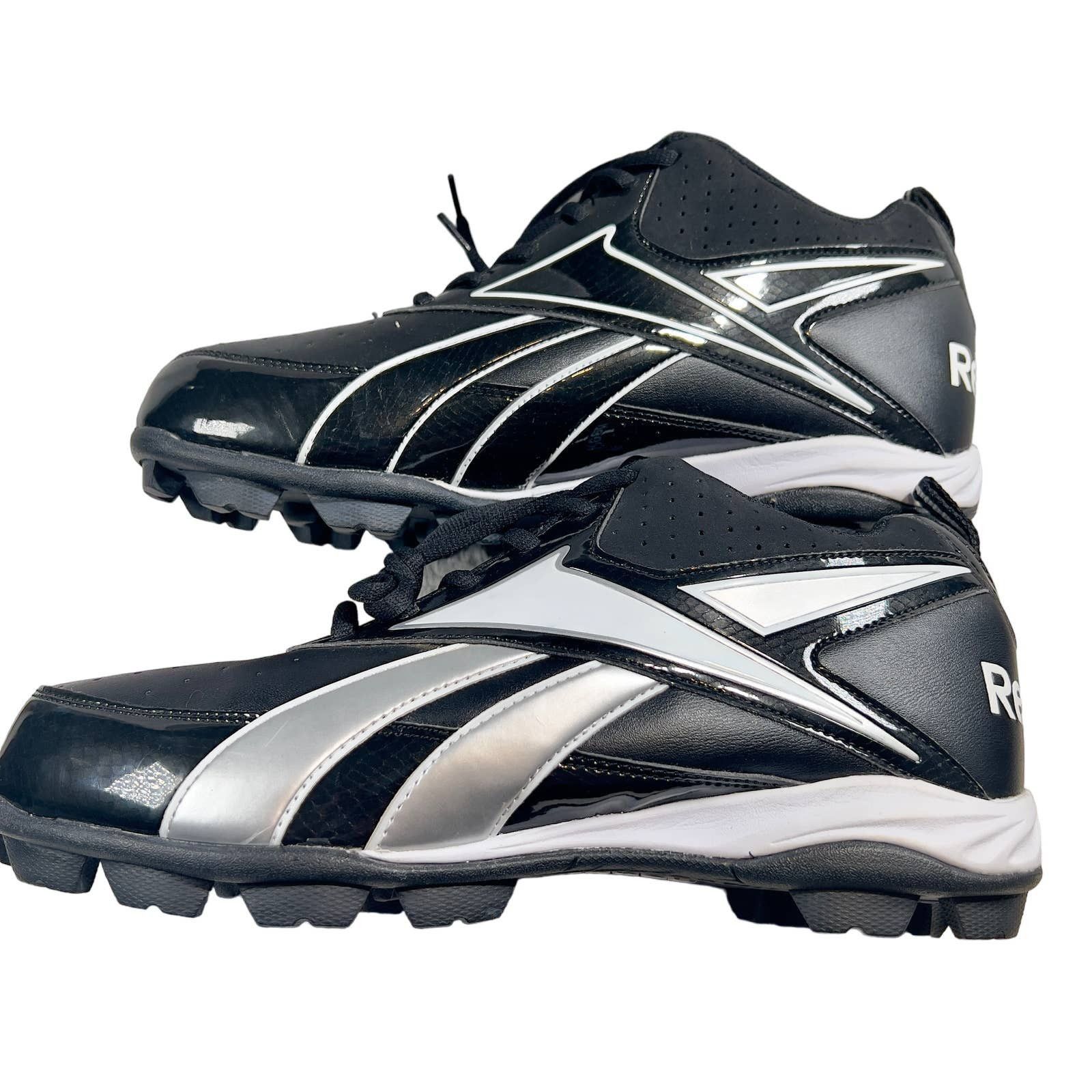 Reebok Reebok Football Cleats Sneaker Men 11 Black White V43293 New ...