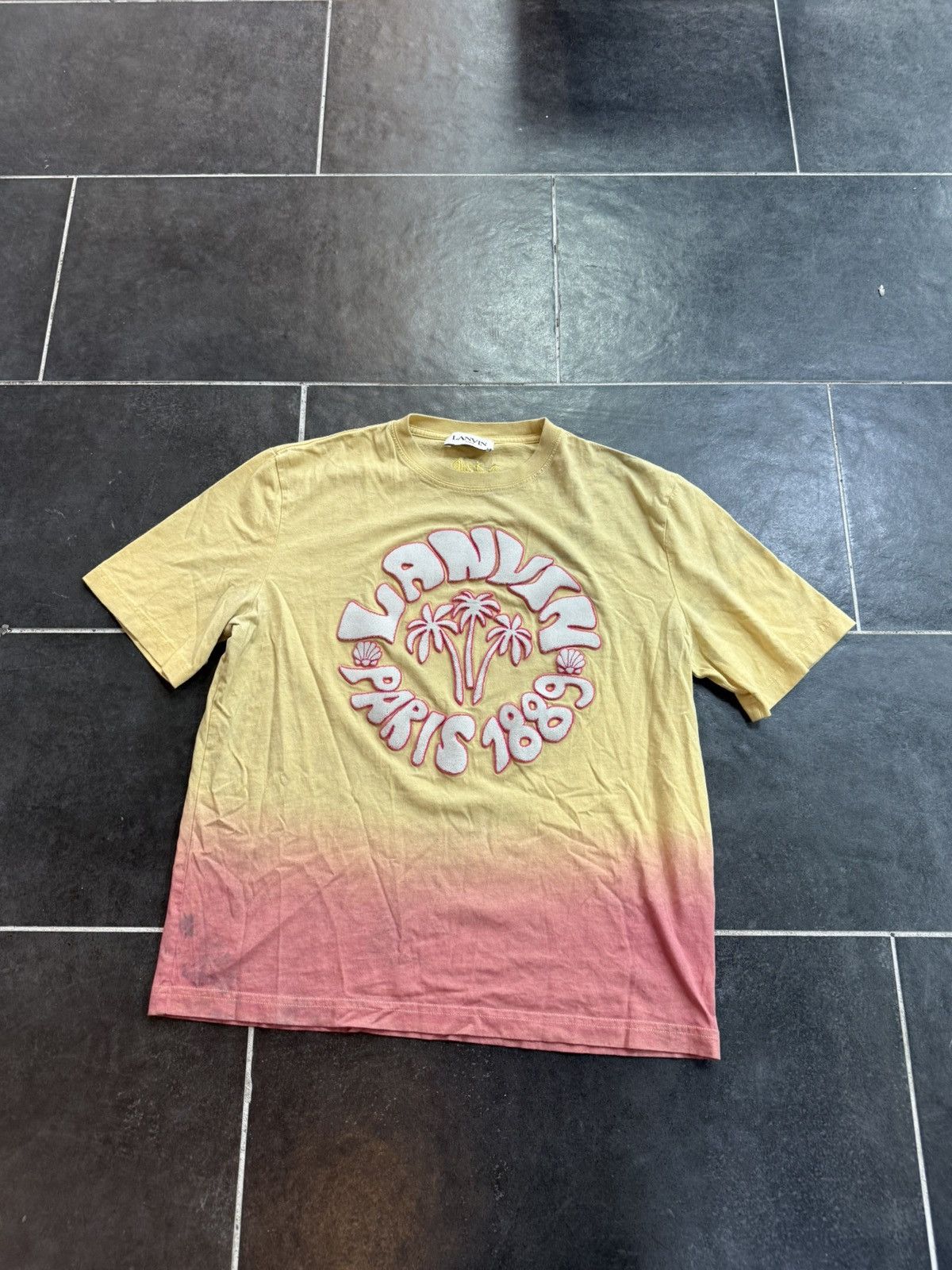 Lanvin Lanvin paris 1889 t shirt Size US S / EU 44-46 / 1 - 1 Thumbnail