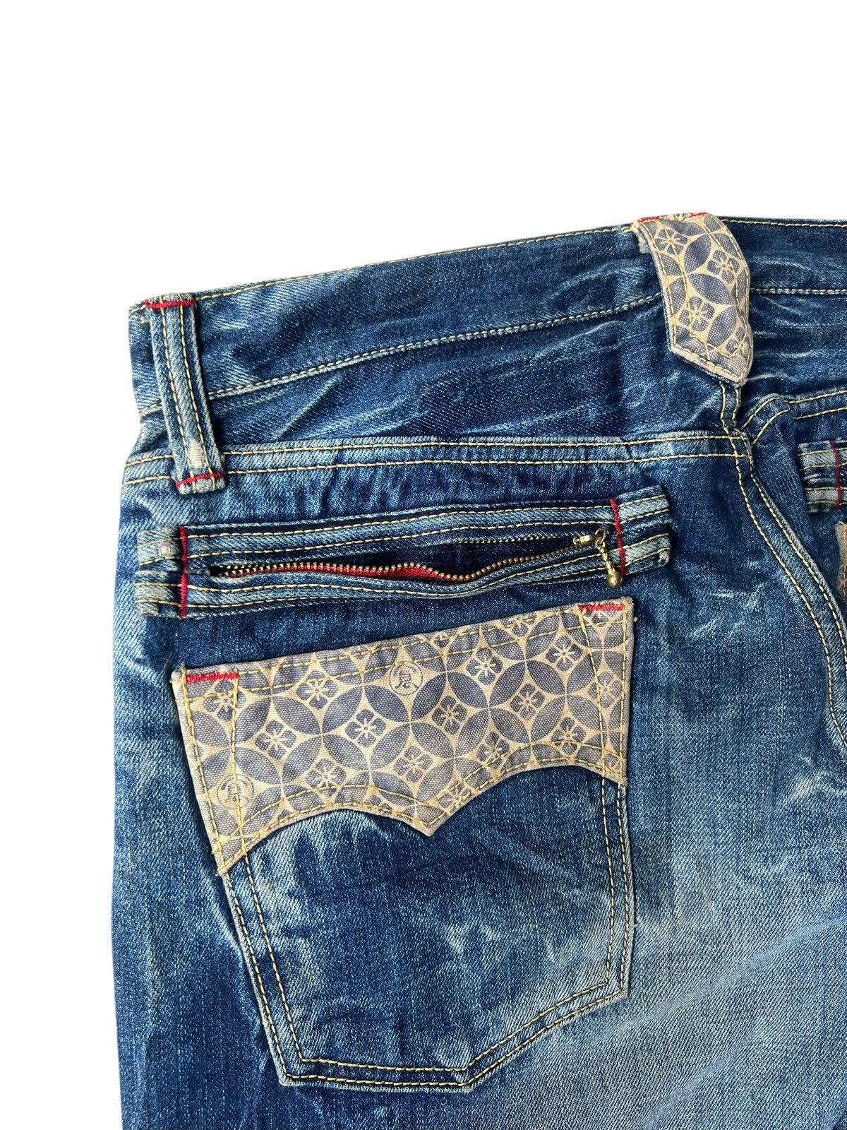 Eternal ETERNAL Japan Distressed Aging Mud Denim Jeans Size US 32 / EU 48 - 17 Thumbnail
