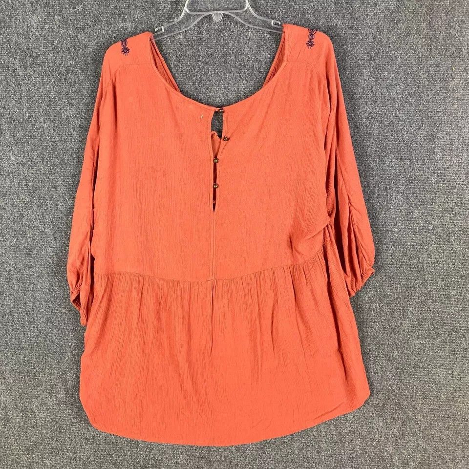 Other Lovesick Blouse Women's Size 0 Casual 3/4 Sleeve 100% Rayon Size XS / US 0-2 / IT 36-38 - 8 Thumbnail