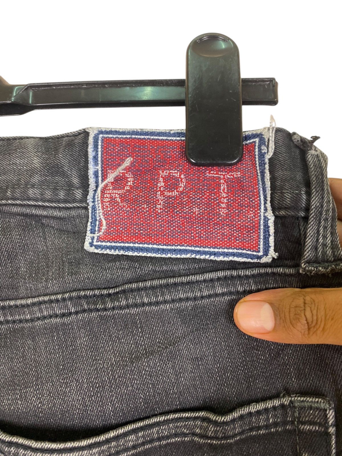 If Six Was Nine × Japanese Brand Japanese Brand Skinny R.P.T by Rupert Distressed Flare Jeans Size US 32 / EU 48 - 7 Thumbnail