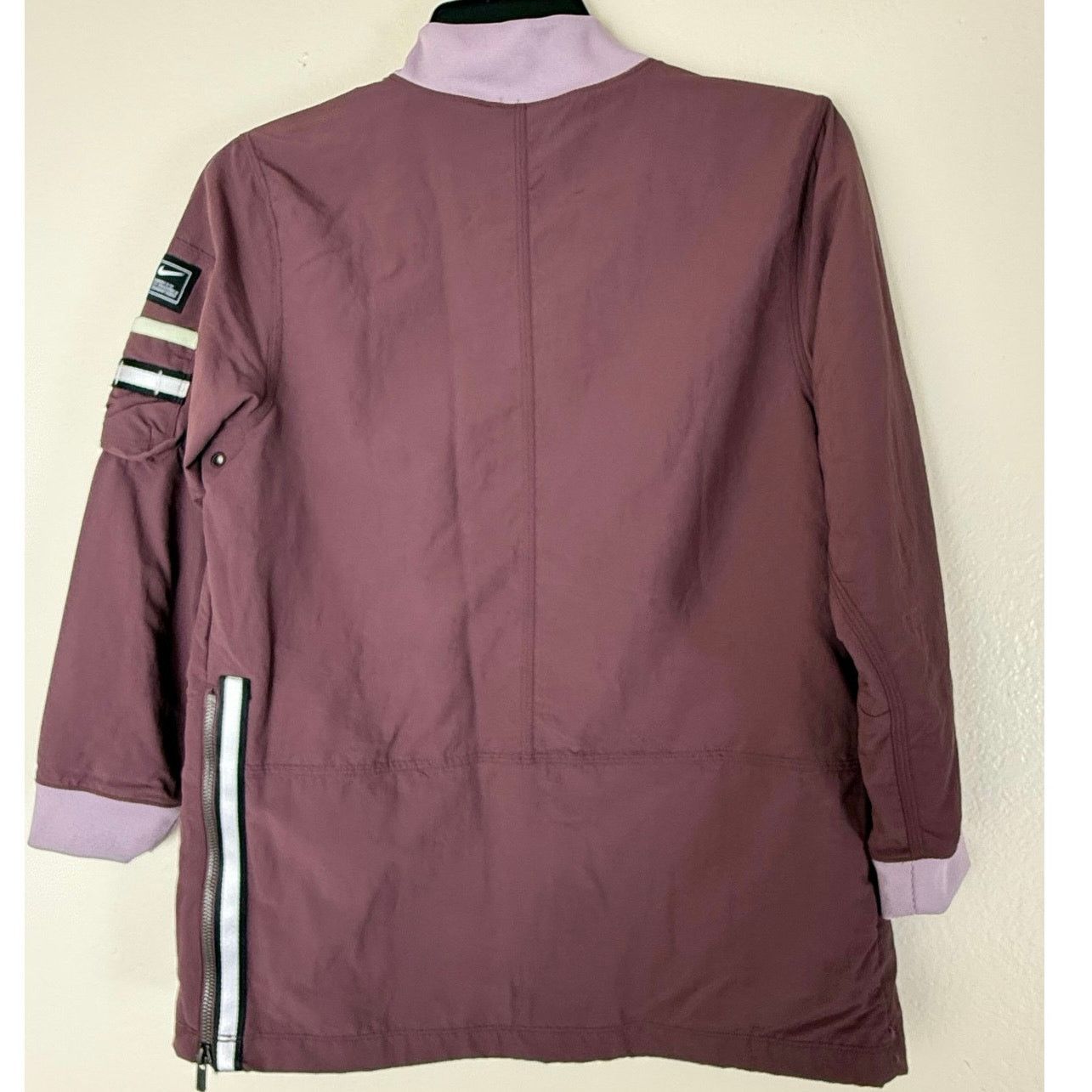 Nike Nike Youth Unisex Button Down Jacket - Size M - Mauve Size M / US 6-8 / IT 42-44 - 7 Thumbnail